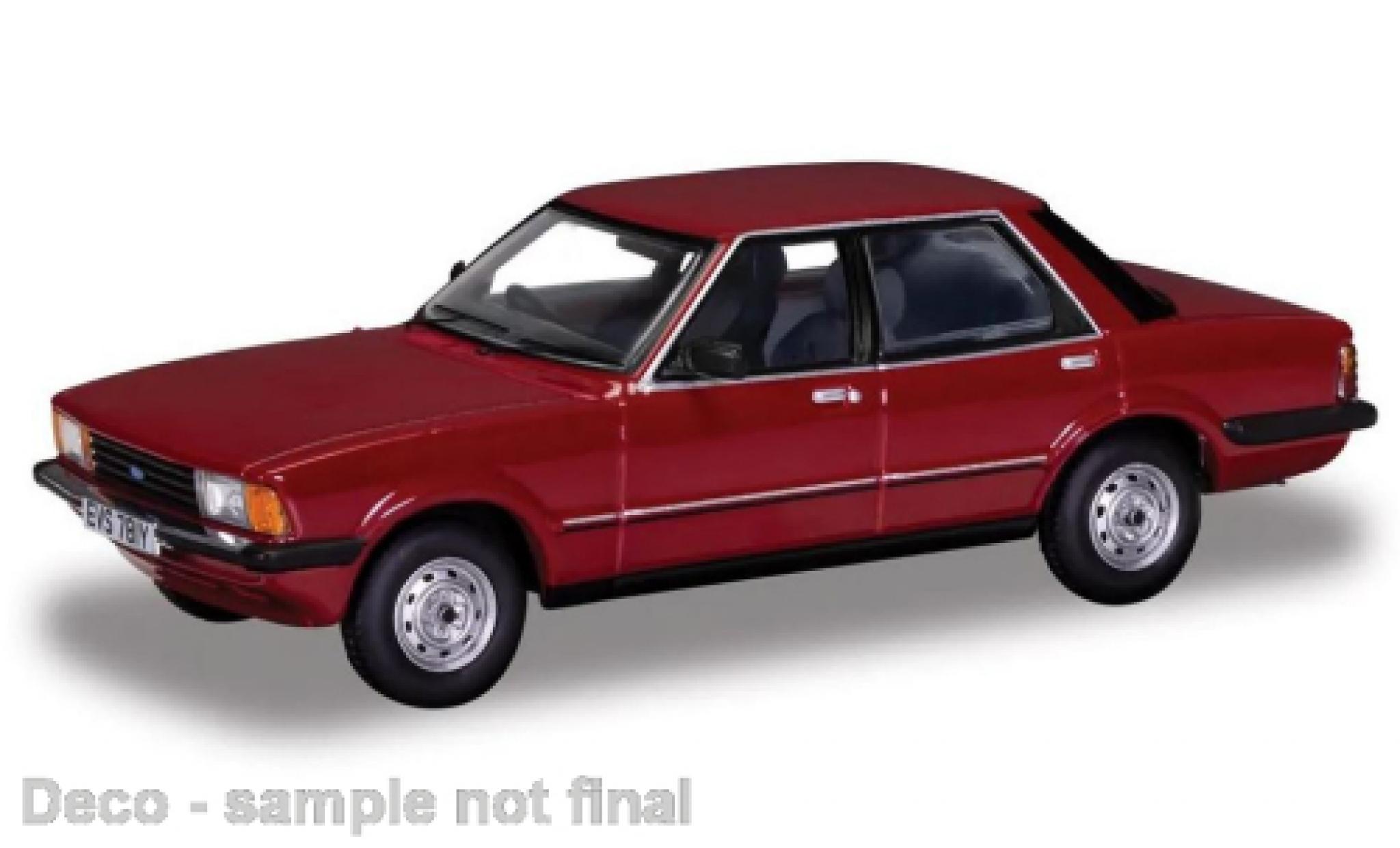 Ford Cortina 1/43 Vanguards MK V 1.6 GL rood fonc&eacute; RHD 1980 modelauto