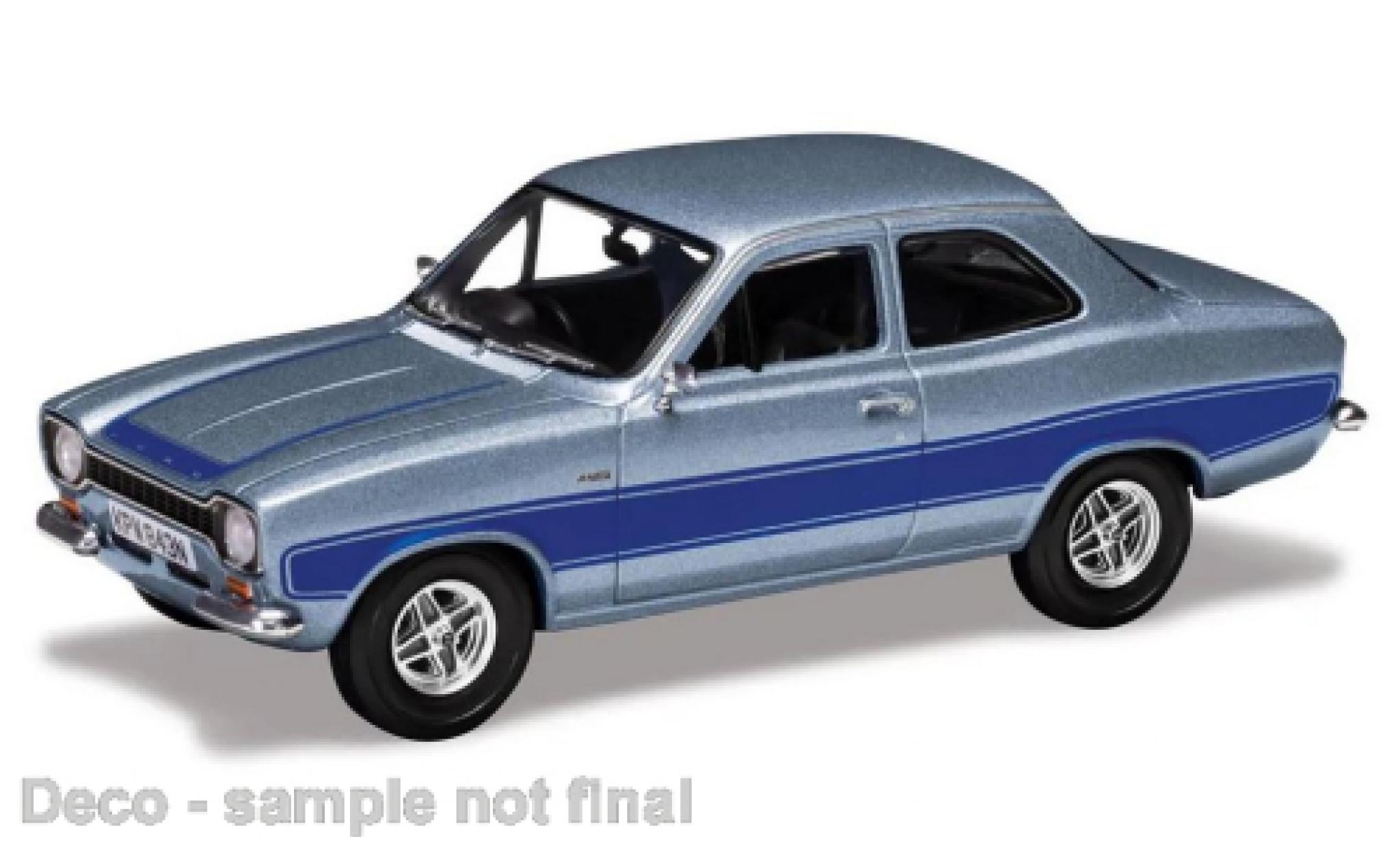 Ford Escort 1/43 Vanguards MK I RS 2000 d/blauw RHD 1974 modelauto