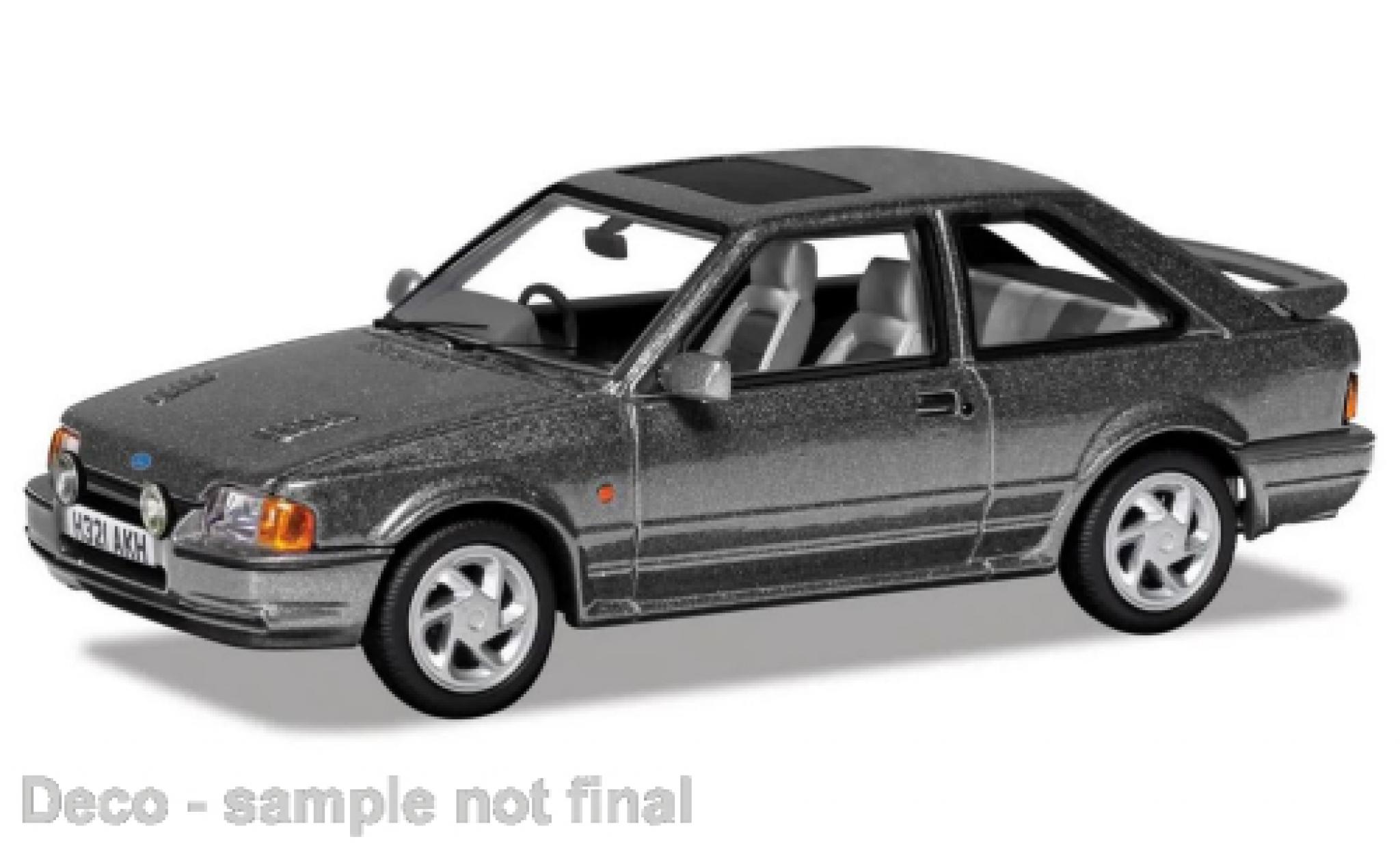Ford Escort 1/43 Vanguards MK IV RS Turbo metallic grijs RHD 1990 modelauto