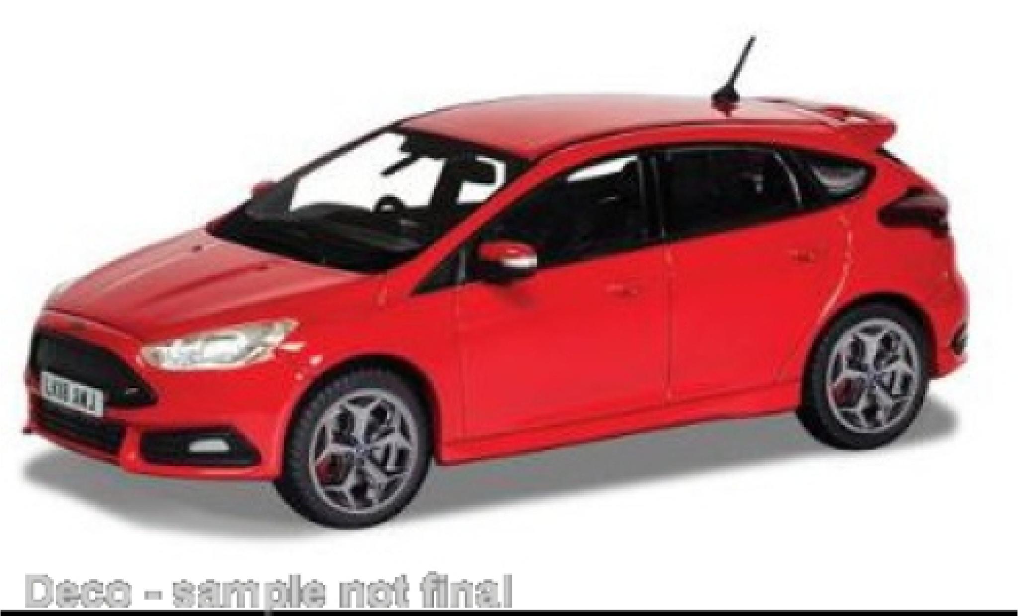 Ford Focus 1/43 Vanguards MK III ST rood RHD 2016 modelauto