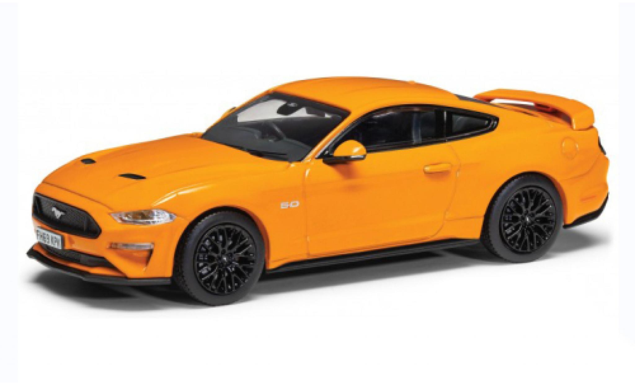 Ford Mustang 1/43 Vanguards GT metallic oranje RHD 2022 modelauto