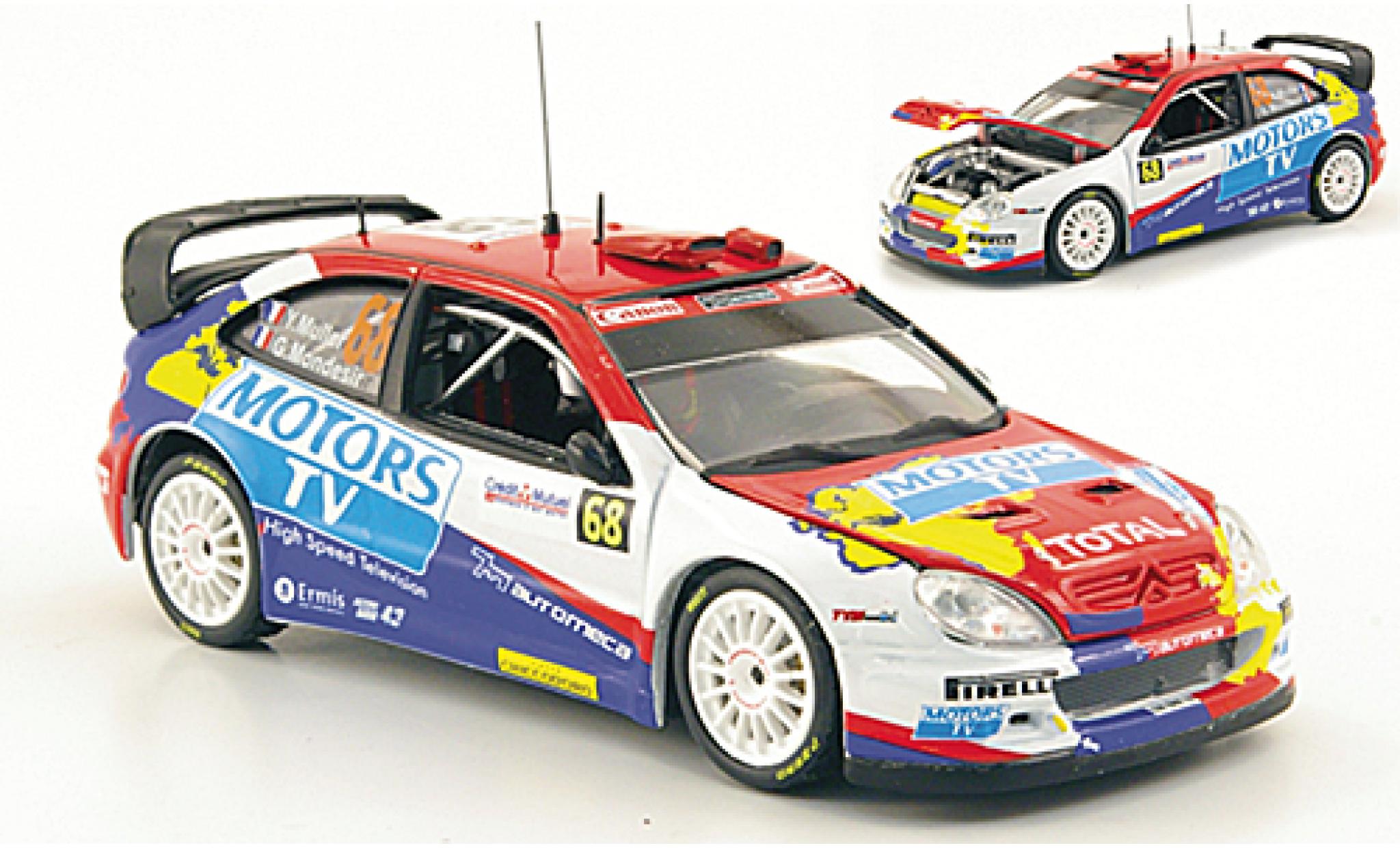 Citroen Xsara 1/43 Vitesse WRC No.68 Motors TV Rallye WM Rallye Frankreich 2010 Y.Muller/G.Mondesir modelauto