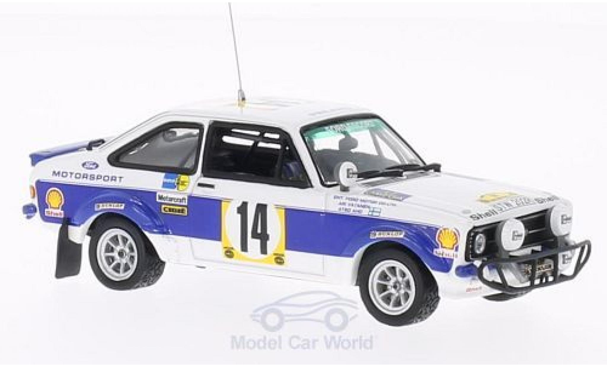 Ford Escort MKI 1/43 Vitesse MKII RS1800 No.14 Safari Rally 1977 A.Vantanen/A.Aho modelauto
