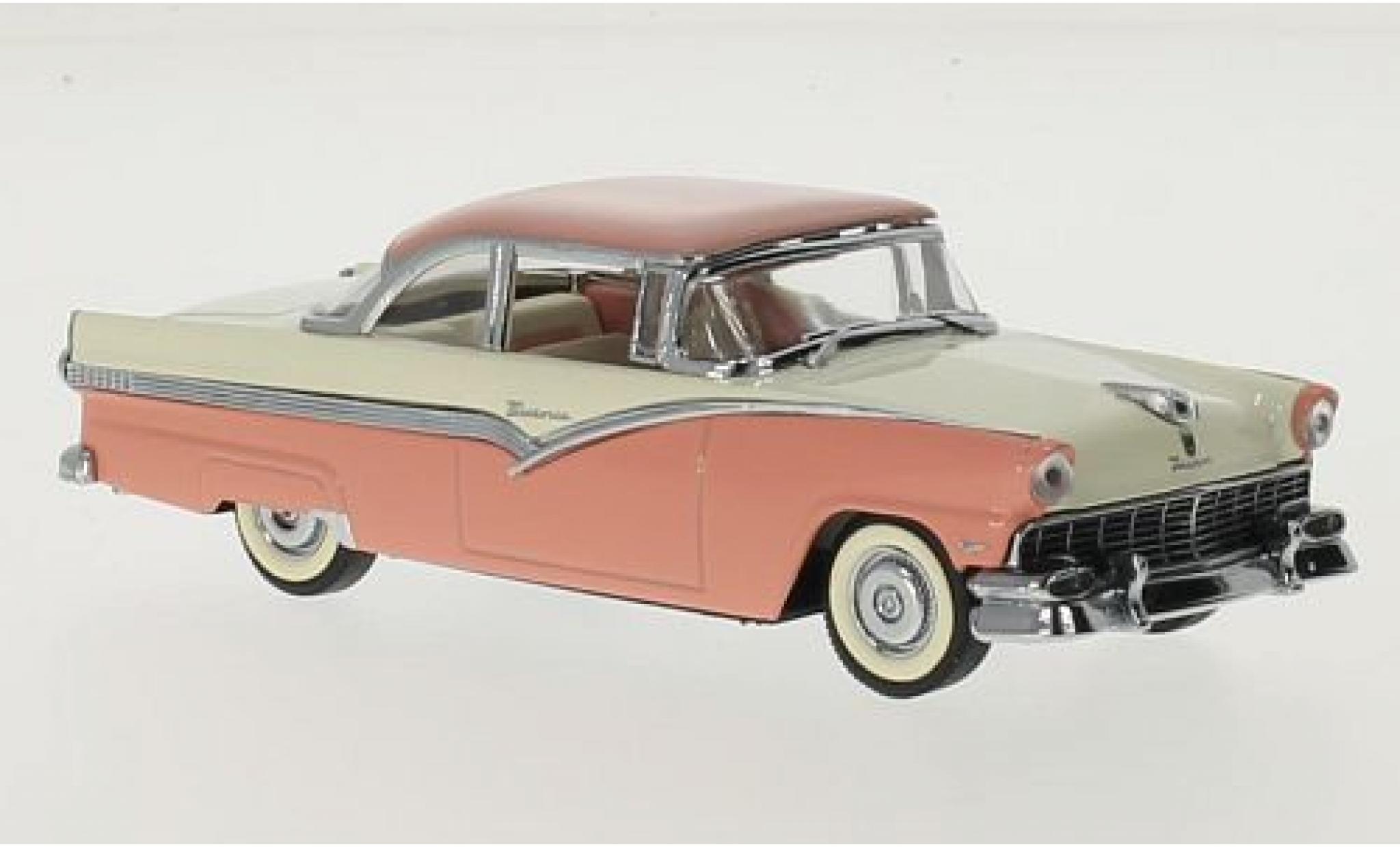 Ford Fairlane 1/43 Vitesse HardTop roze/wit 1956 modelauto