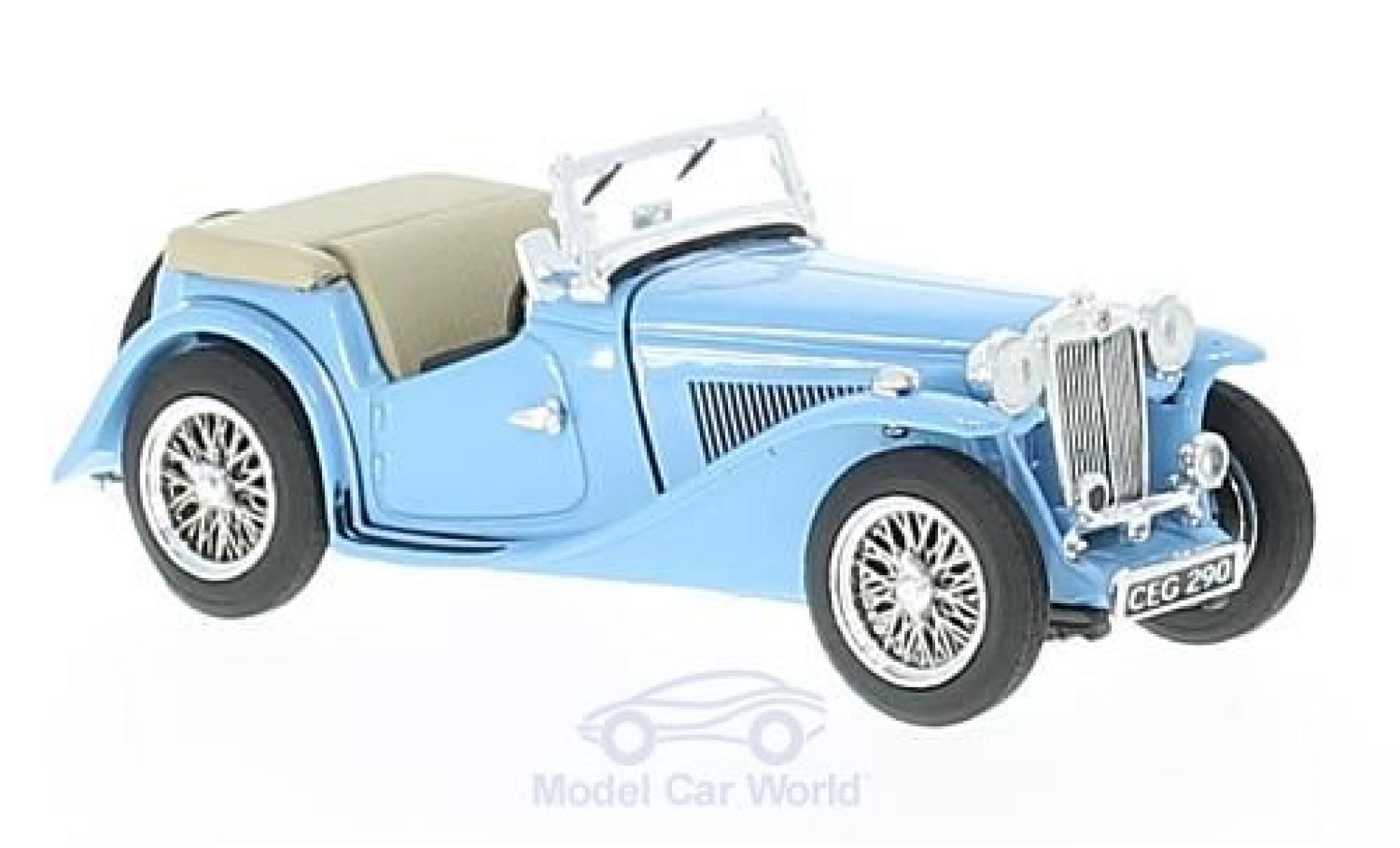 MG TC 1/43 Vitesse blauw RHD modelauto