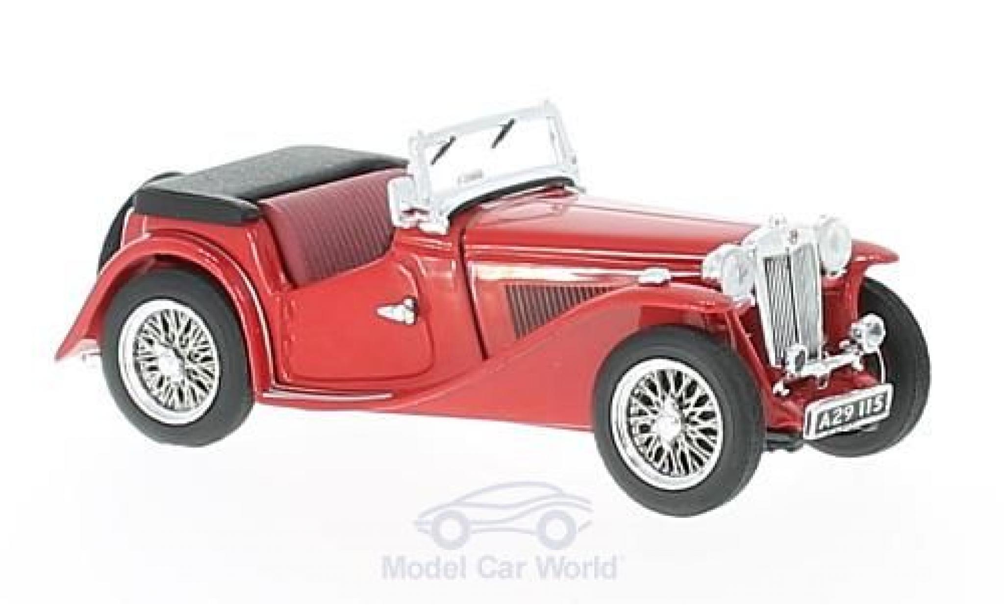 MG TC 1/43 Vitesse rood RHD modelauto