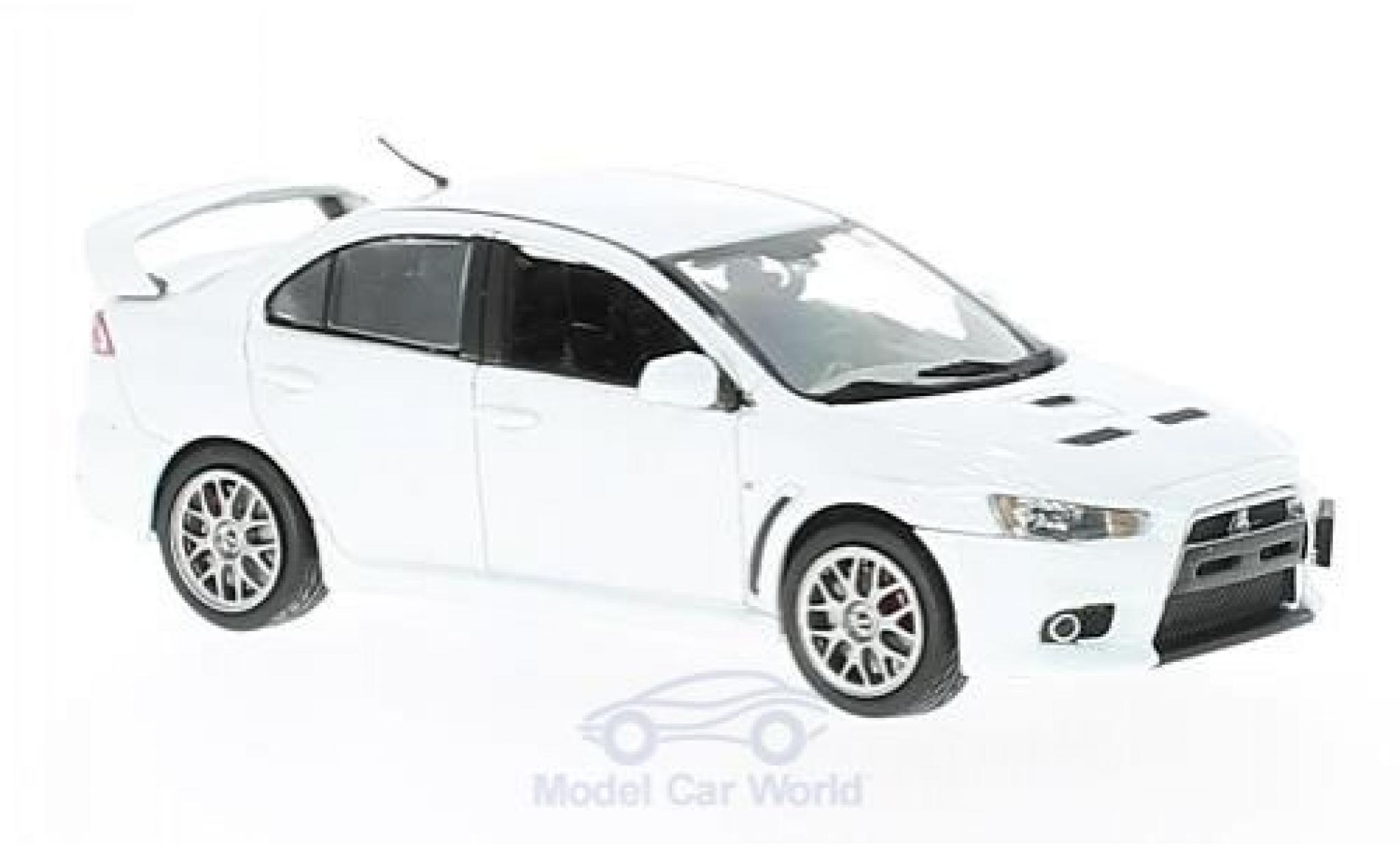 Mitsubishi Lancer 1/43 Vitesse Evo X Final Edition metallic wit modelauto