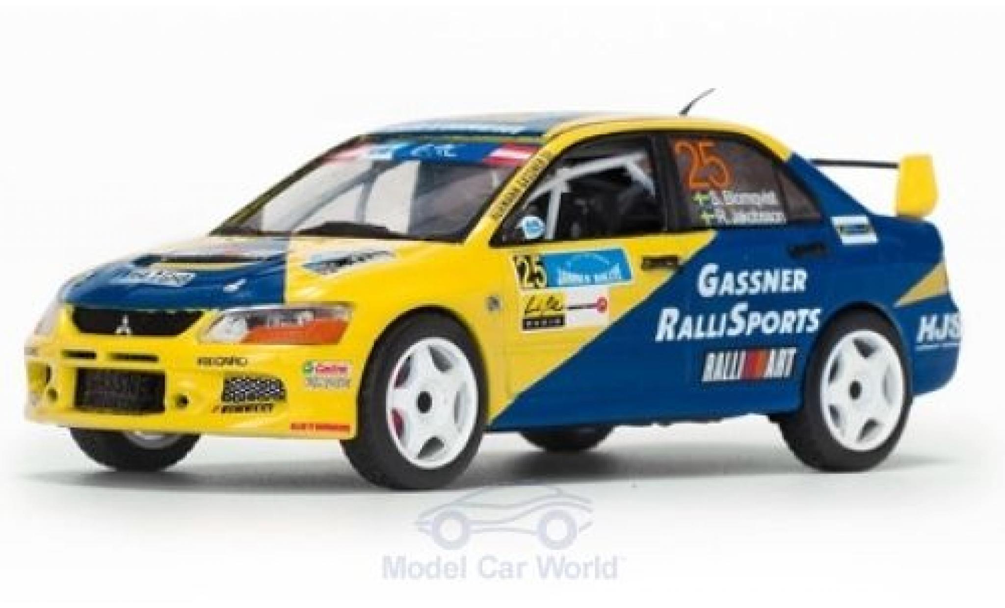 Mitsubishi Lancer Evolution IX 1/43 Vitesse Evolution IX No.25 J&auml;nner Rallye 2013 S.Blomqvist/R.Jakobsson modelauto