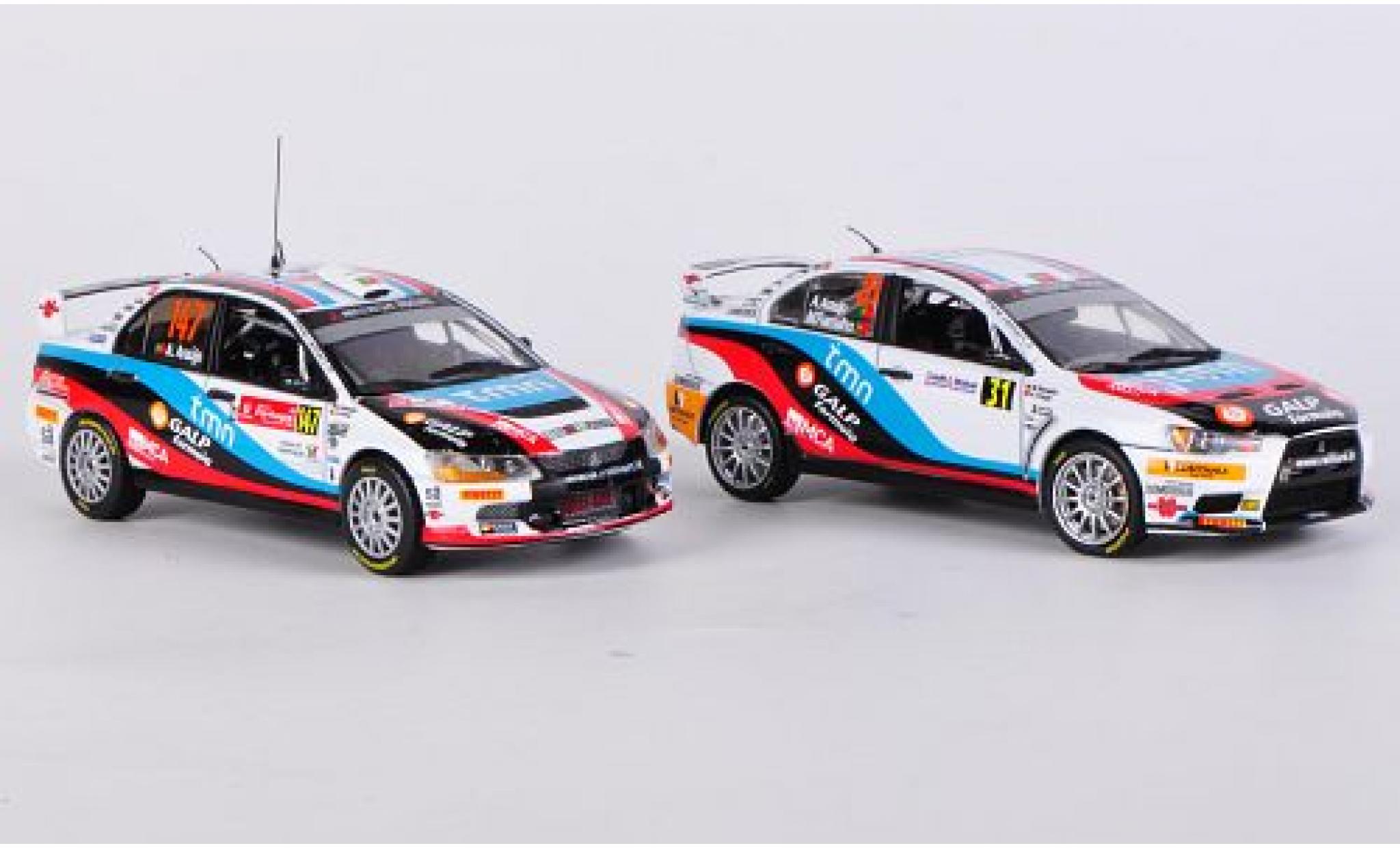 Mitsubishi Lancer 1/43 Vitesse Evolution IX & X PWRC Champion Boxset A.Araujo/M.Ramalho modelauto
