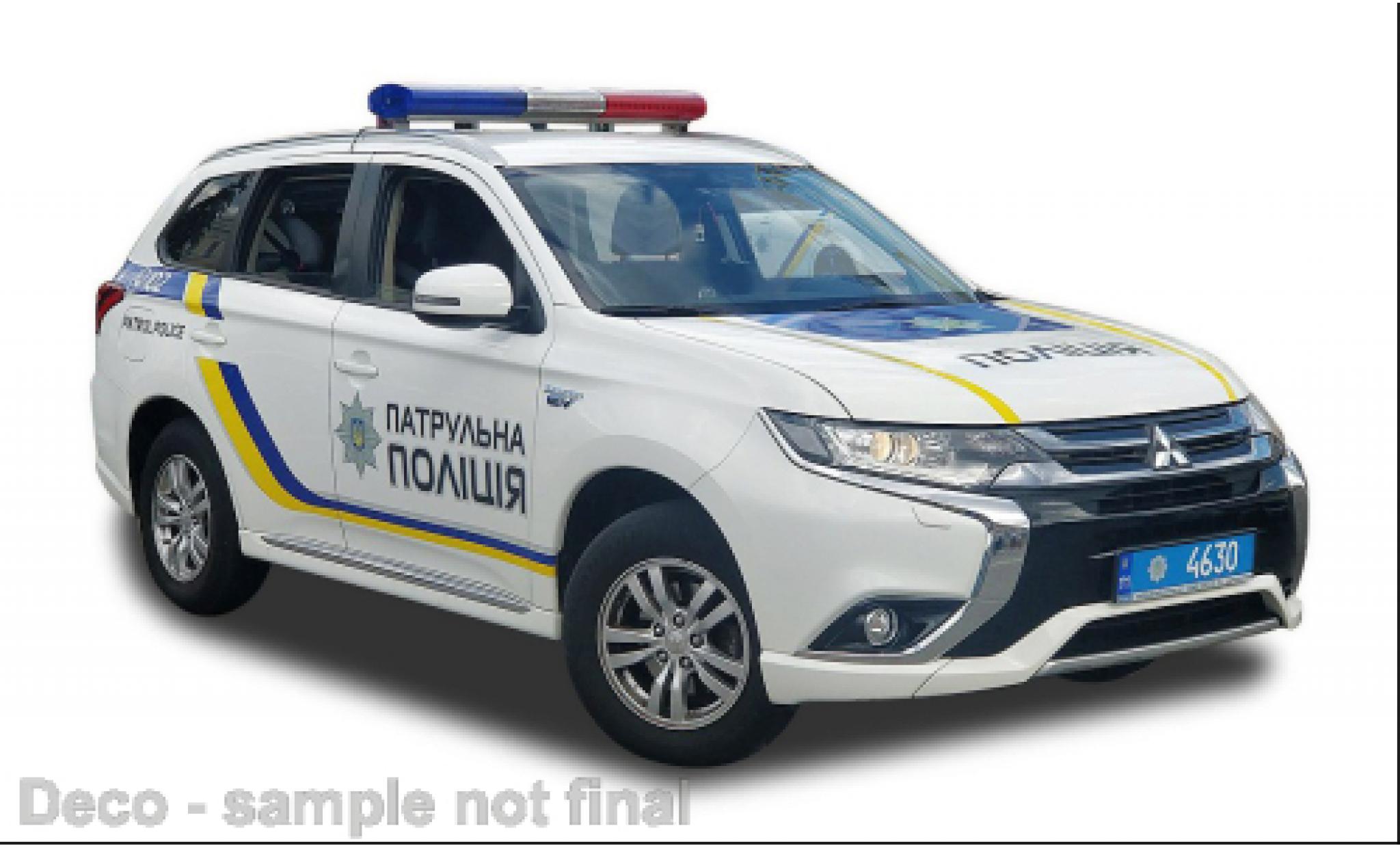 Mitsubishi Outlander 1/43 Vitesse Ukraine Politie 2017 1:43 modelauto