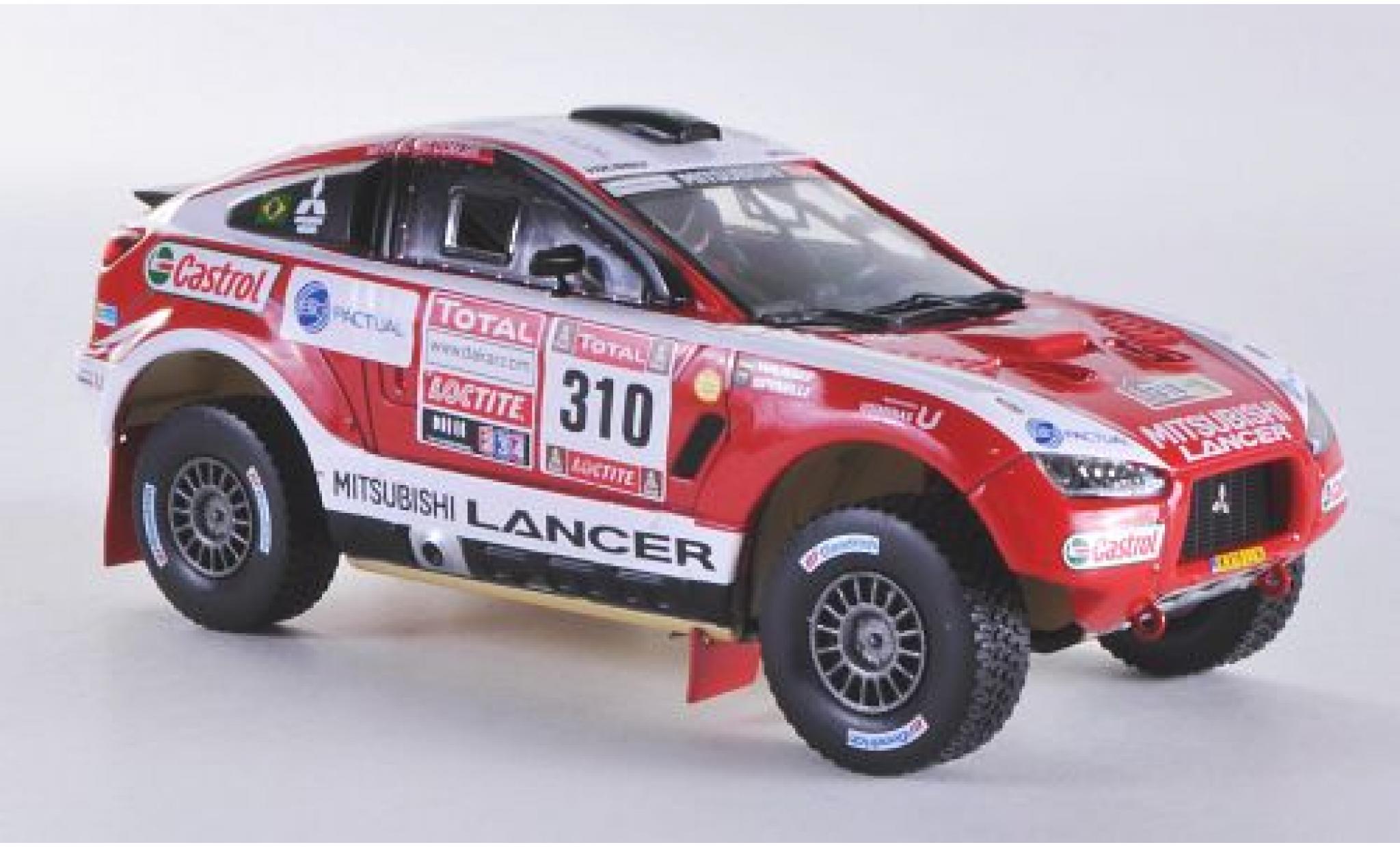 Mitsubishi Racing Lancer 1/43 Vitesse No.310 Rallye Dakar 2012 G.Spinelli/H.Youssef modelauto