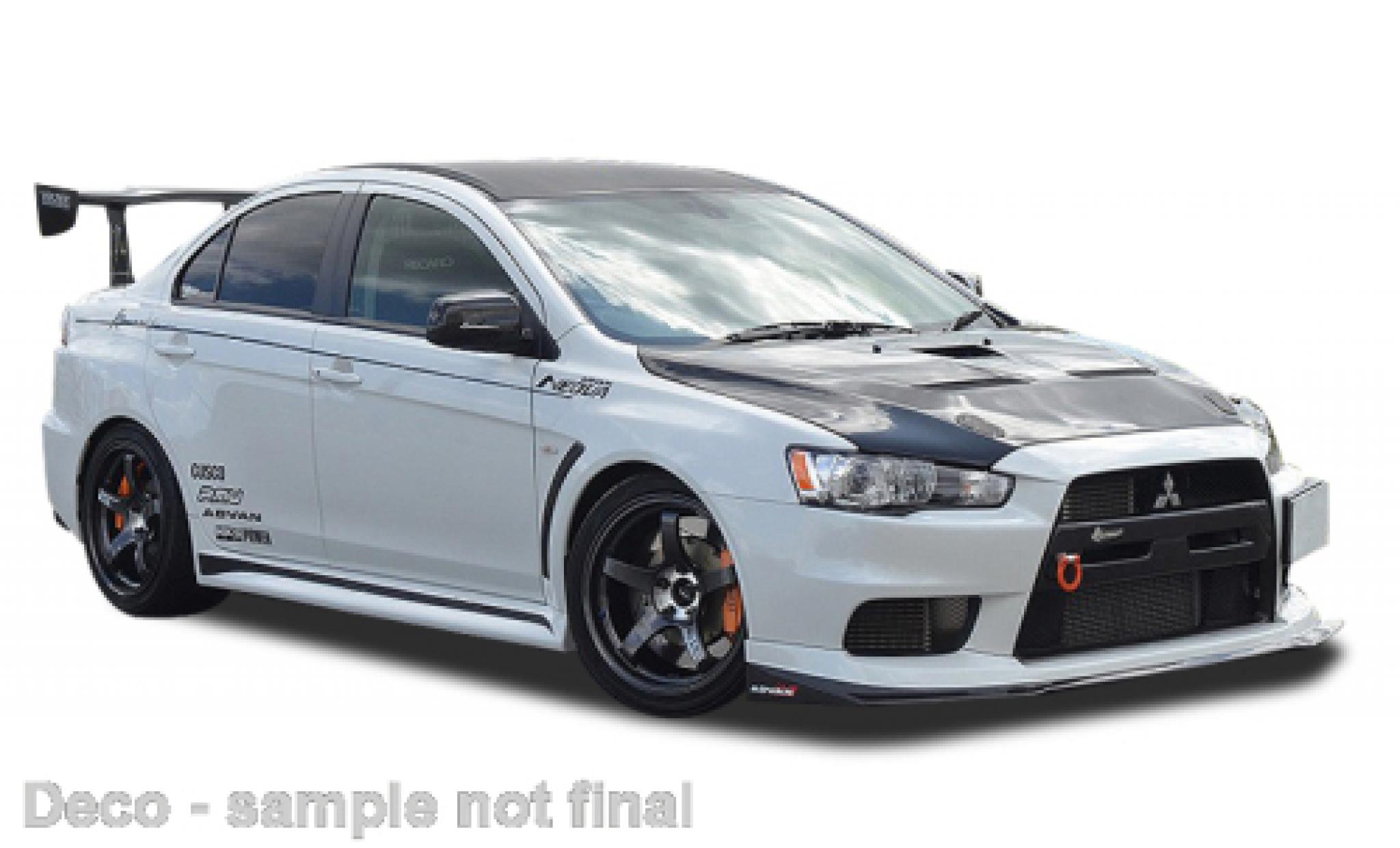 Mitsubishi Lancer 1/43 Vitesse &eacute;volution X metallic wit modelauto