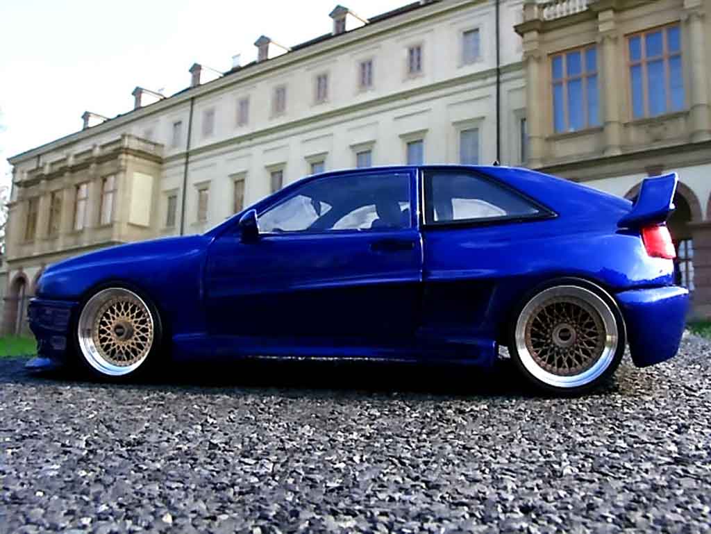 Volkswagen Corrado VR6 kit carrosserie rieger jantes bbs pneux flans tendus 1/18 Revell