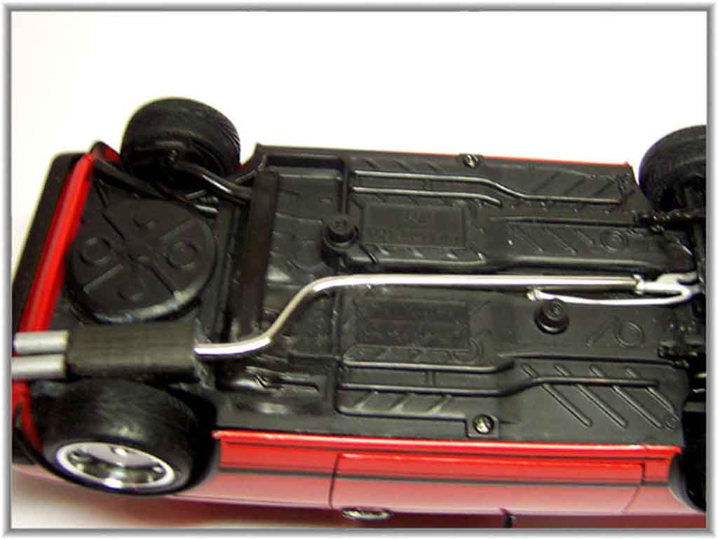 Volkswagen Golf GTI rood jantes 15 pouces ronal turbo 1/18 Solido