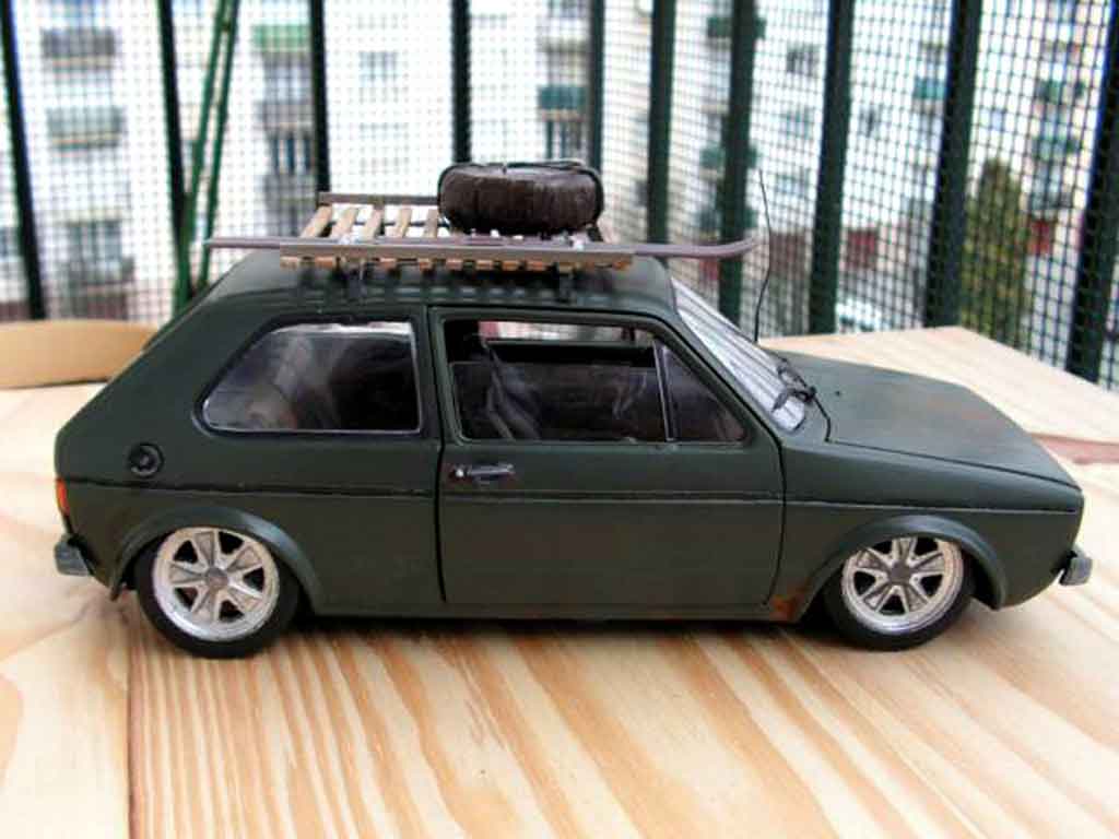 Volkswagen Golf 1 GTI 1/18 Solido 1 GTI rusty modelauto