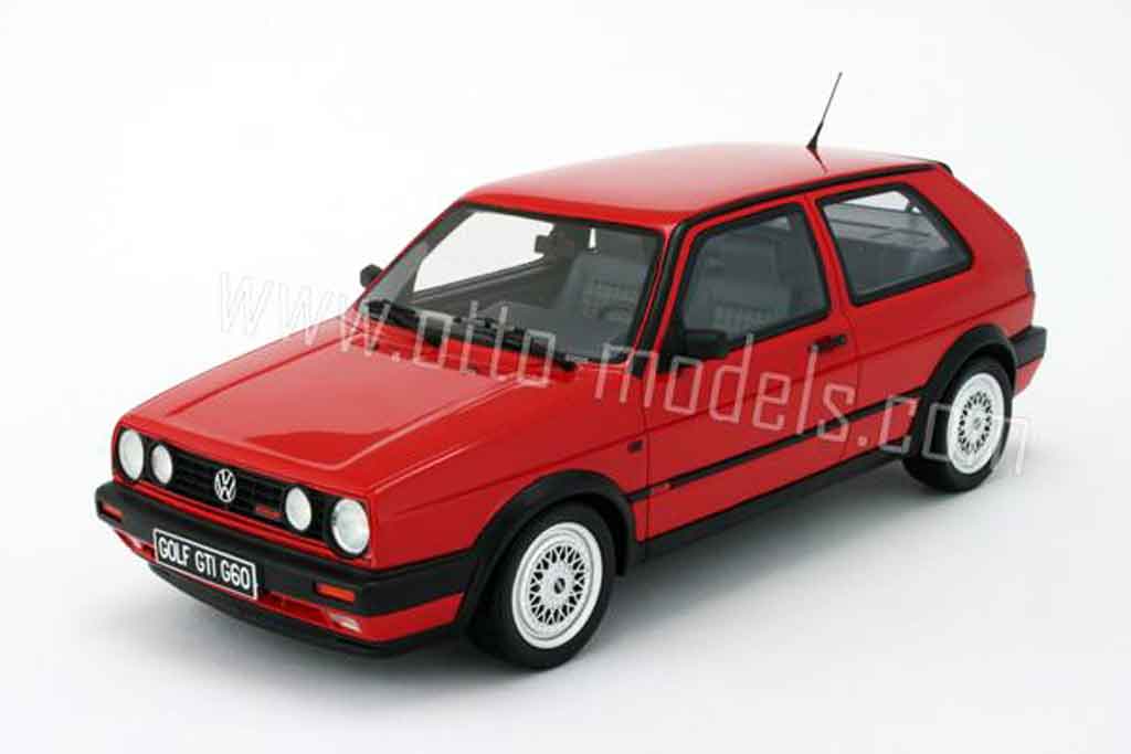 Volkswagen Golf 2 G60 1/18 Ottomobile 2 G60 rood 1990 modelauto