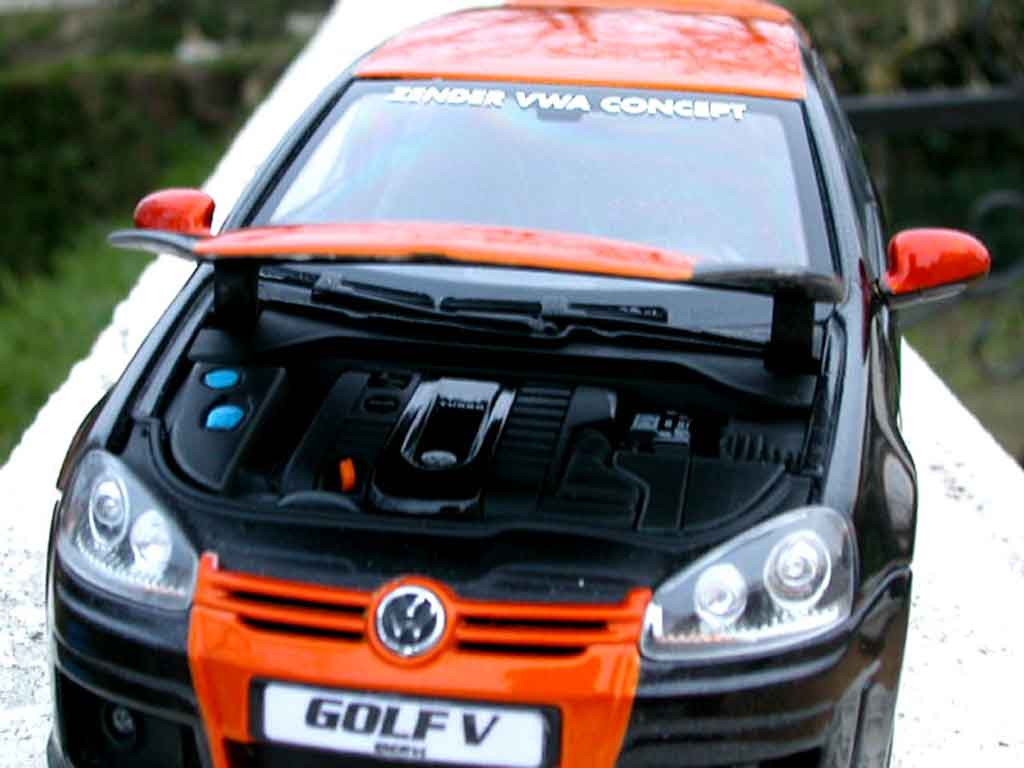 Volkswagen Golf GTI zender jantes alu 1/18 Norev
