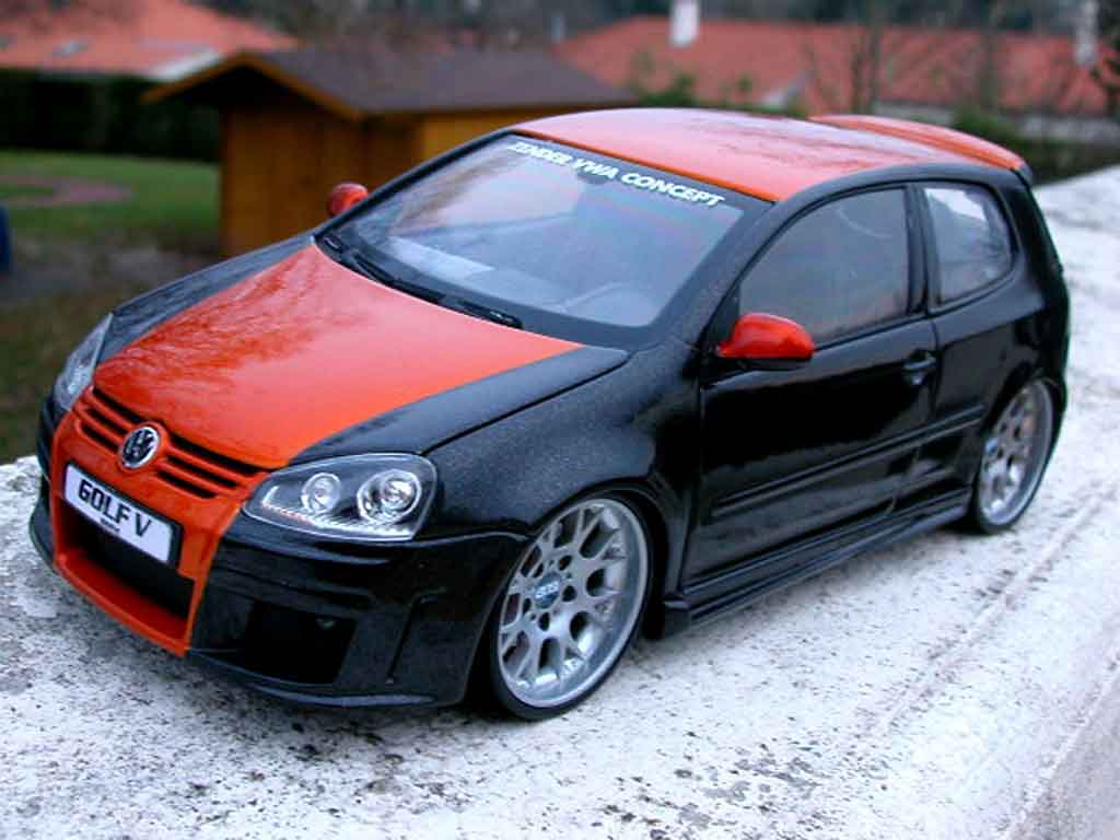Volkswagen Golf GTI zender jantes alu 1/18 Norev