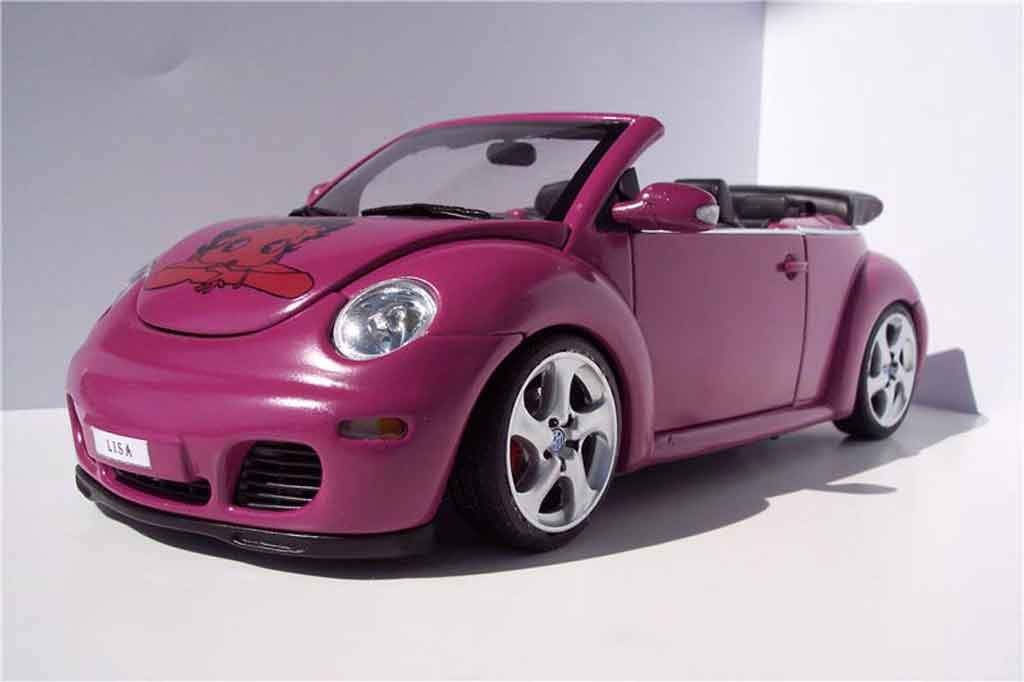 Volkswagen New Beetle cabriolet 1/18 Autoart cabriolet preparation porsche modelauto