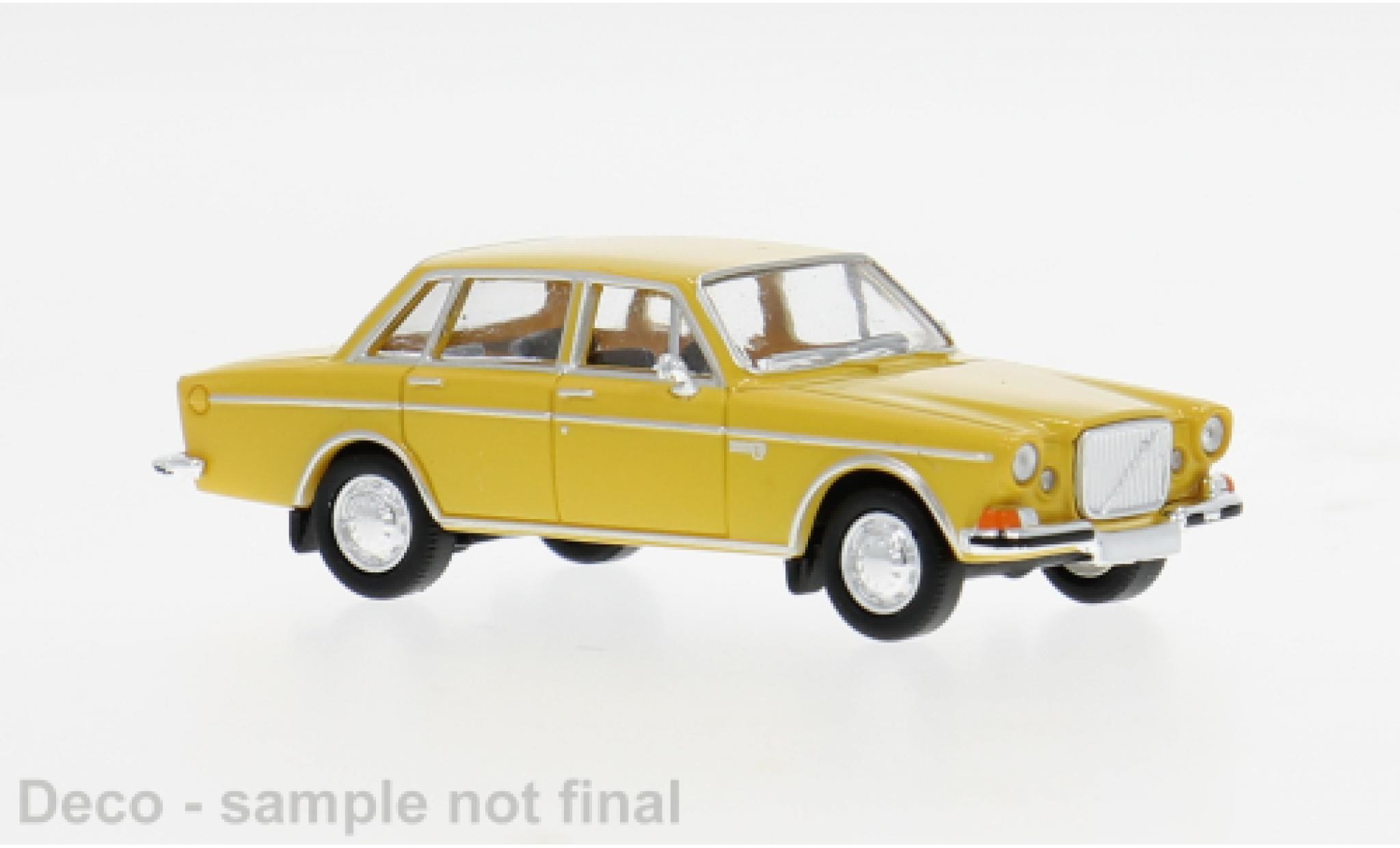 Volvo 164 1/87 PCX87 geel 1968 1:87 modelauto