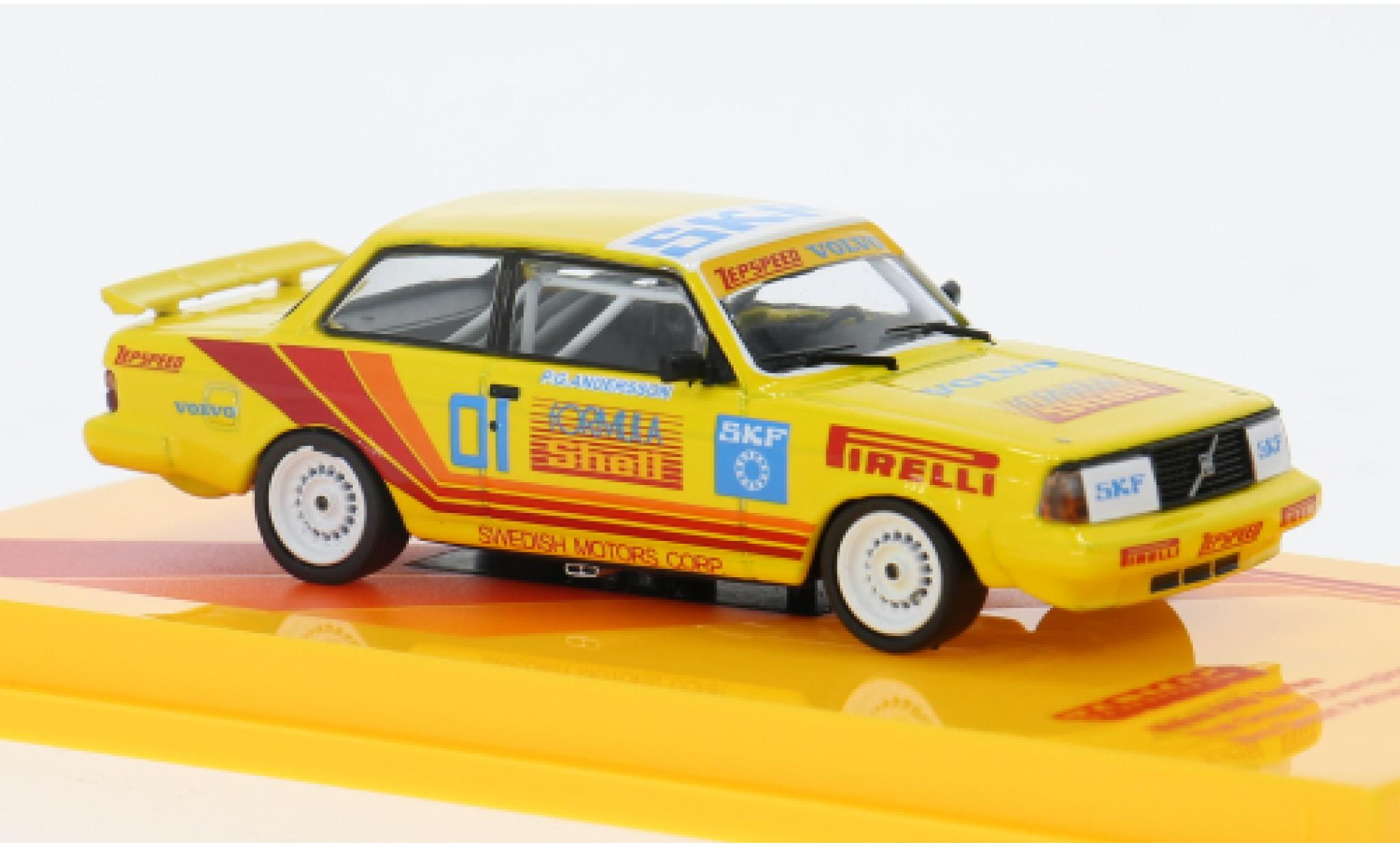 Volvo 240 1/64 Tarmac Works Turbo 1988 P-G.Andersson 1:64 modelauto