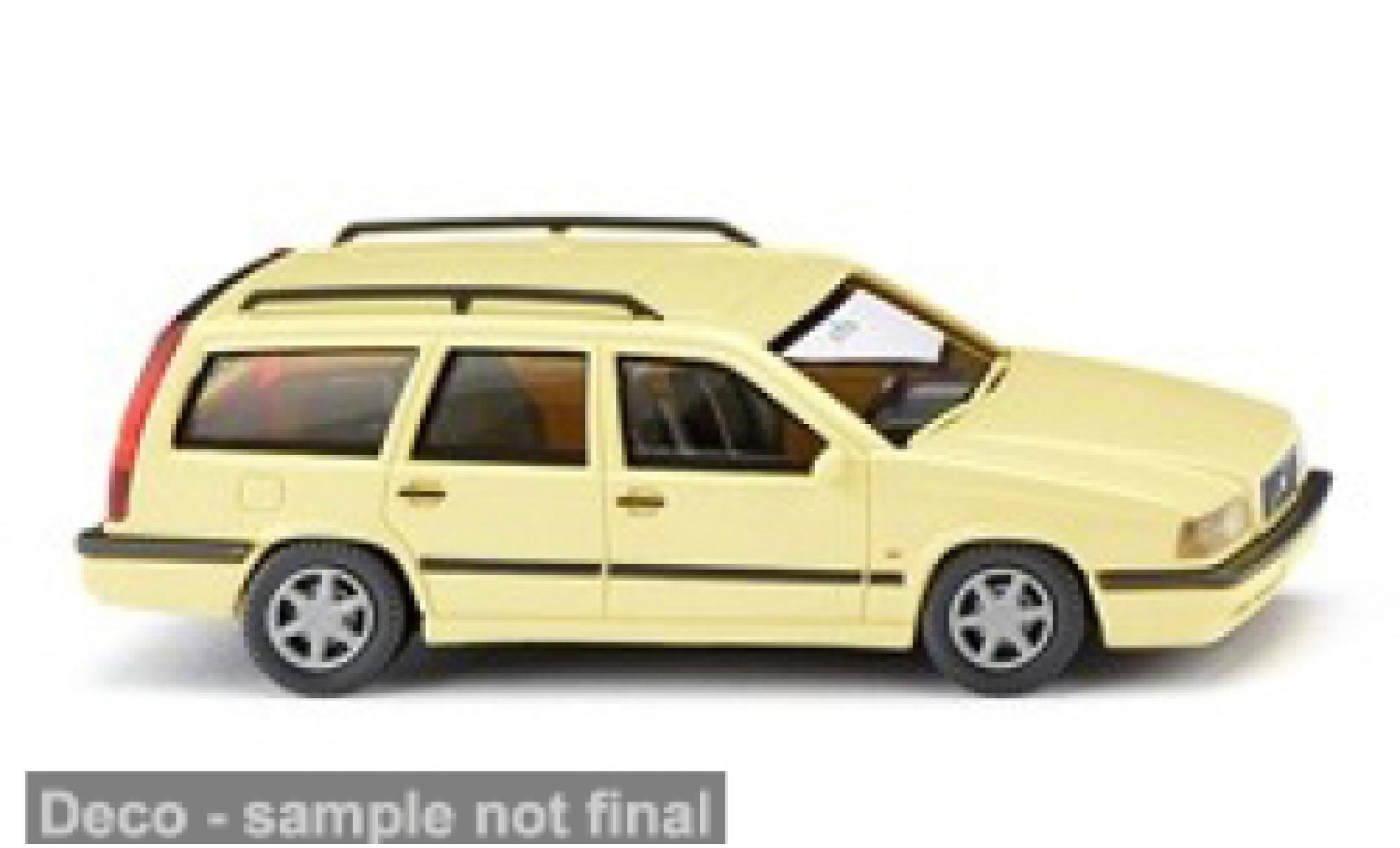 Volvo 850 1/87 Wiking geel 1993 1:87 modelauto