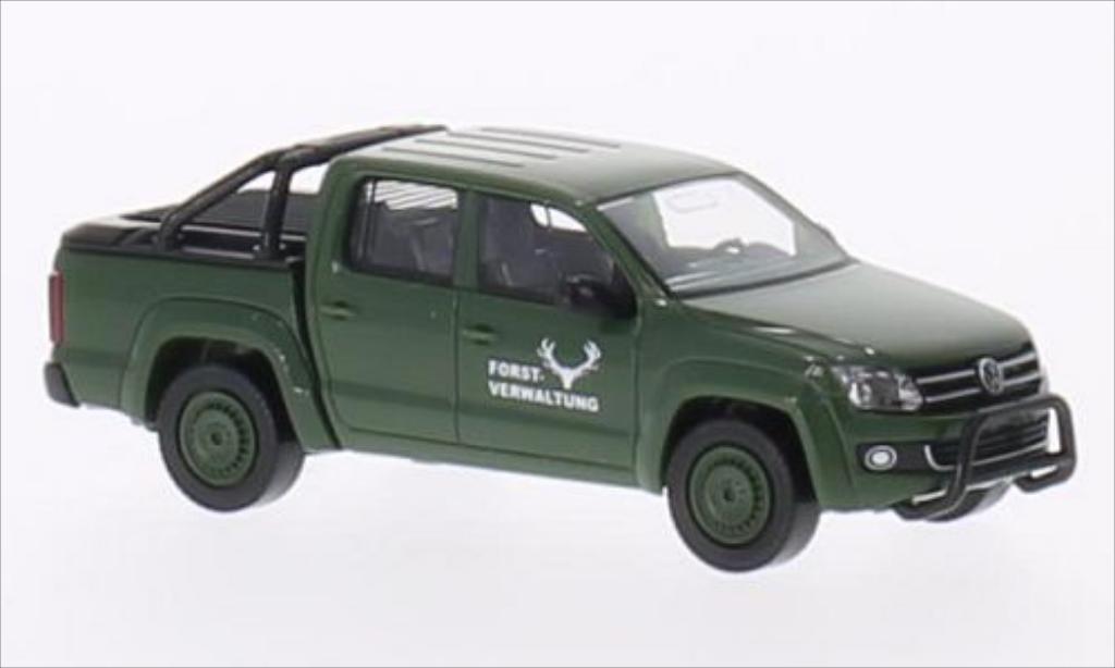 Volkswagen Amarok 1/87 Wiking Forstverwaltung grun modelauto