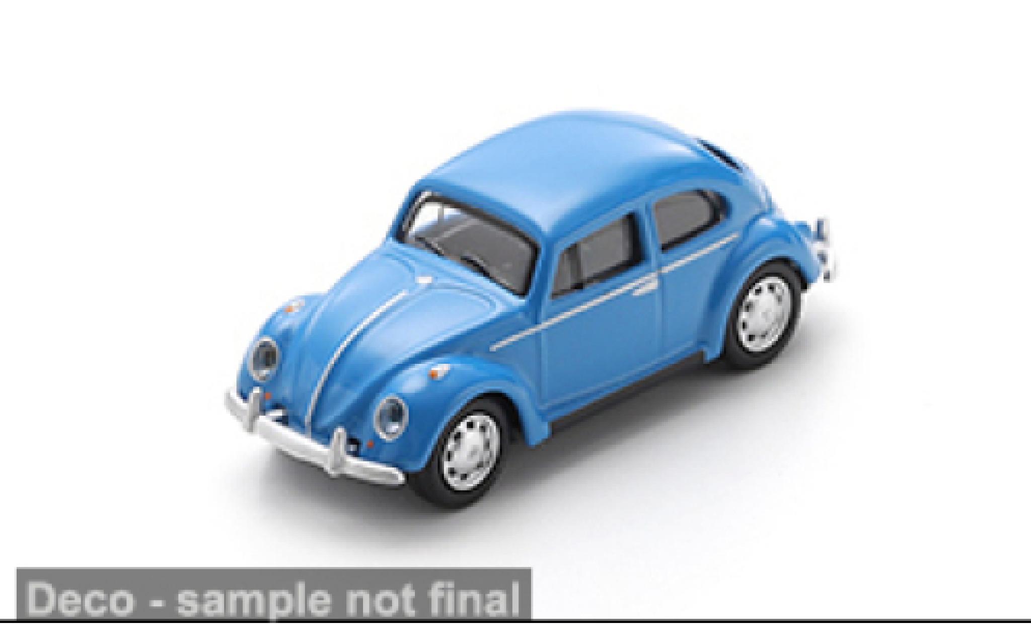 Volkswagen Beetle 1/87 Schuco blauw 1:87 modelauto