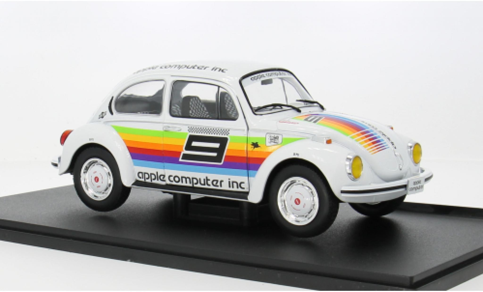 Volkswagen Beetle 1/18 Solido (K&auml;fer) 1303 K3 wit/Dekor 1:18 modelauto