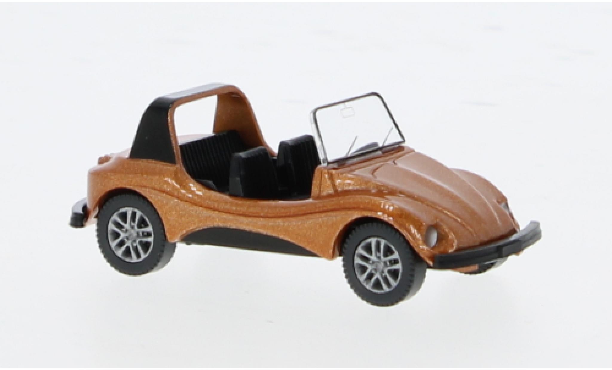 Volkswagen Buggy 1/87 Wiking bronze modelauto