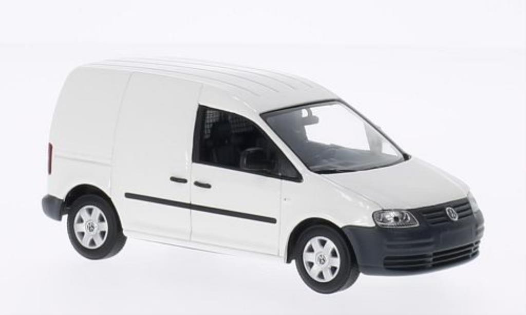 Volkswagen Caddy 1/43 Minichamps wit 2004 modelauto