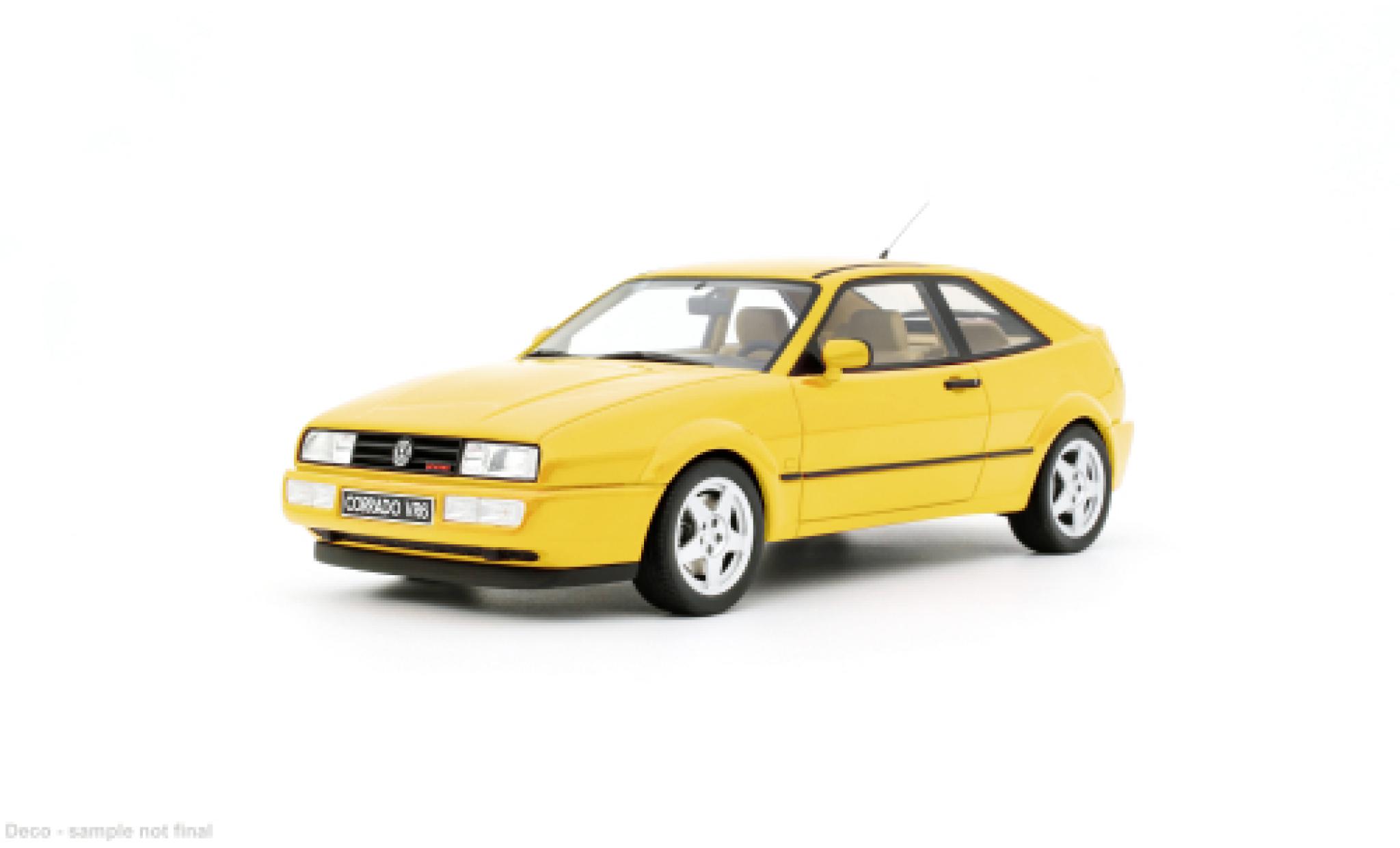 Volkswagen Corrado 1/18 Ottomobile G60 geel 1988 1:18 modelauto