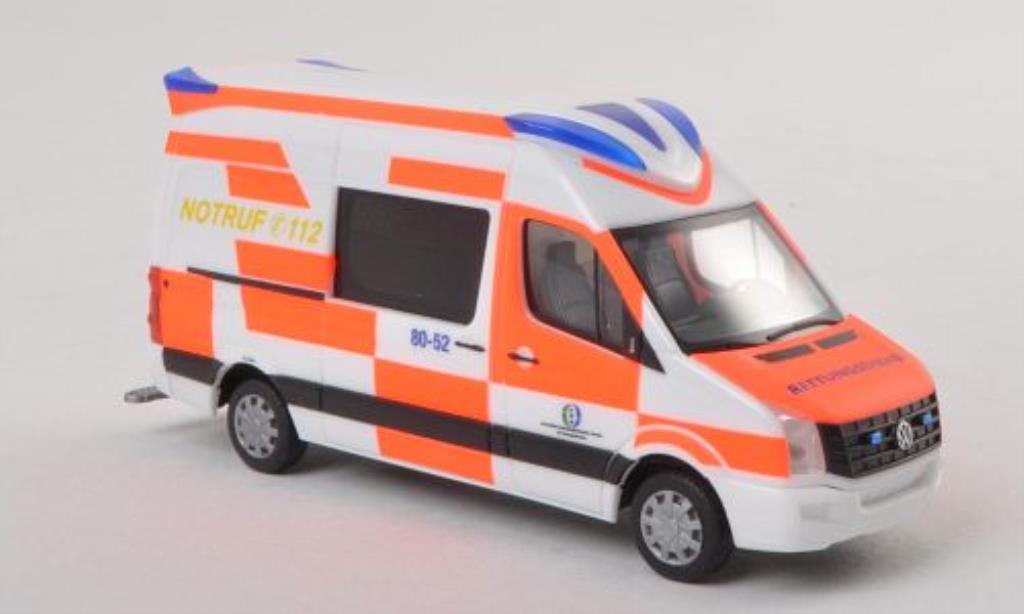Volkswagen Crafter 1/87 Herpa 11 Delfis KWB Goslar RTW modelauto