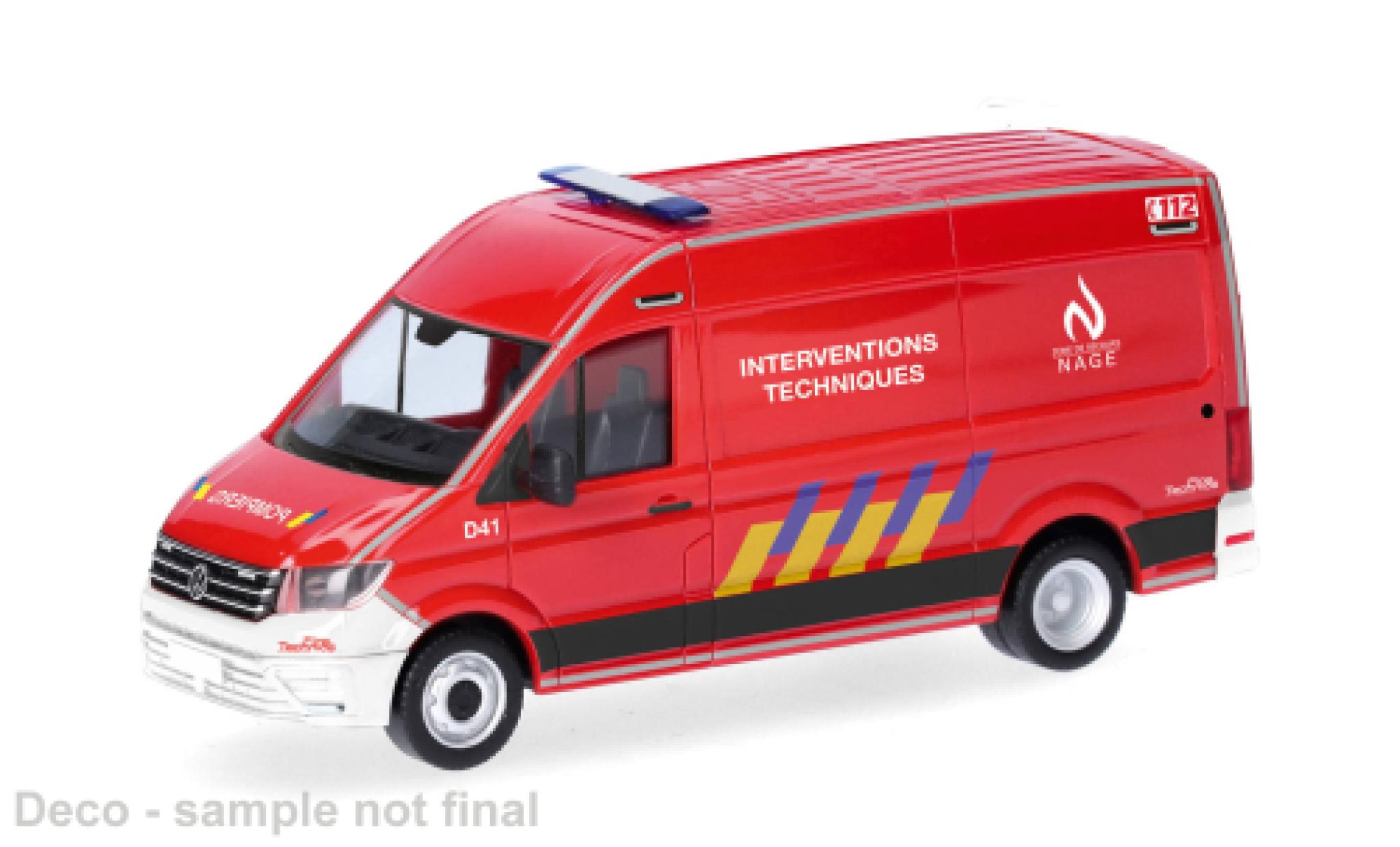 Volkswagen Crafter 1/87 Herpa Kasten HD Brandweer Interventions Techniques (B) 1:87 modelauto