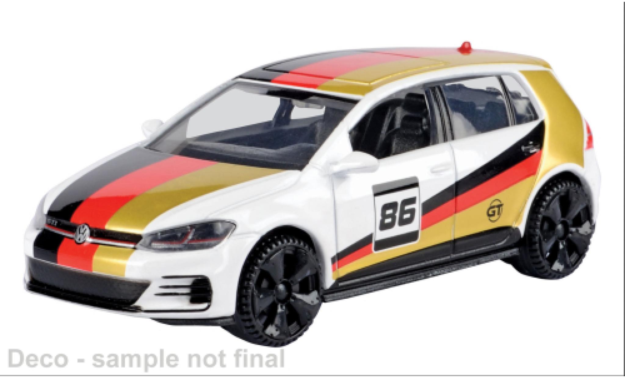 Volkswagen Golf 1/43 Motormax A7 GTi wit/Dekor 1:43 modelauto