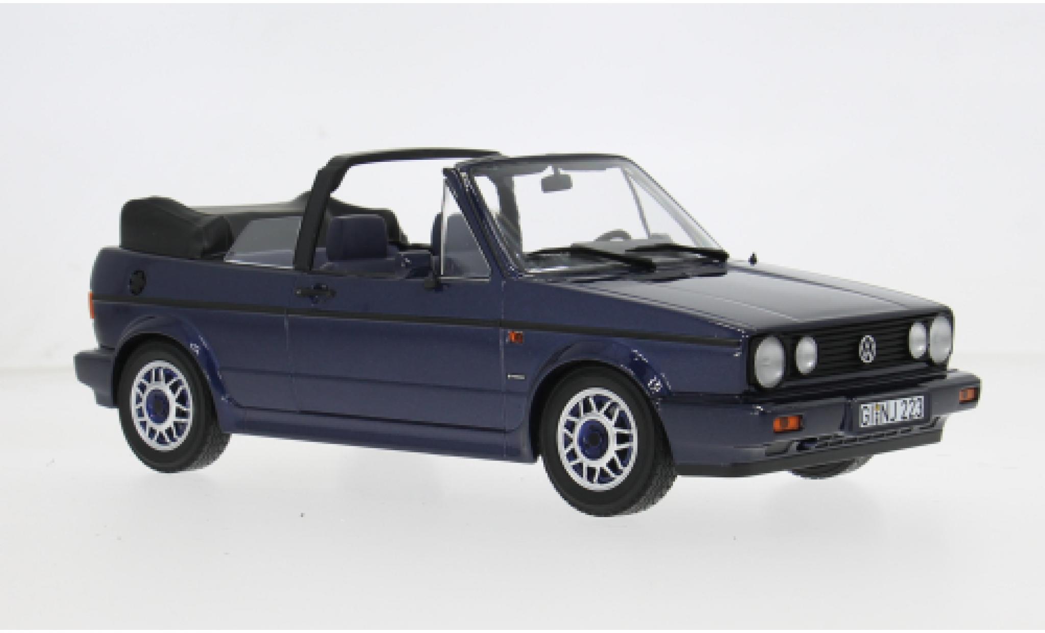 Volkswagen Golf 1/18 Norev Cabriolet Quartett blauw 1992 1:18 modelauto