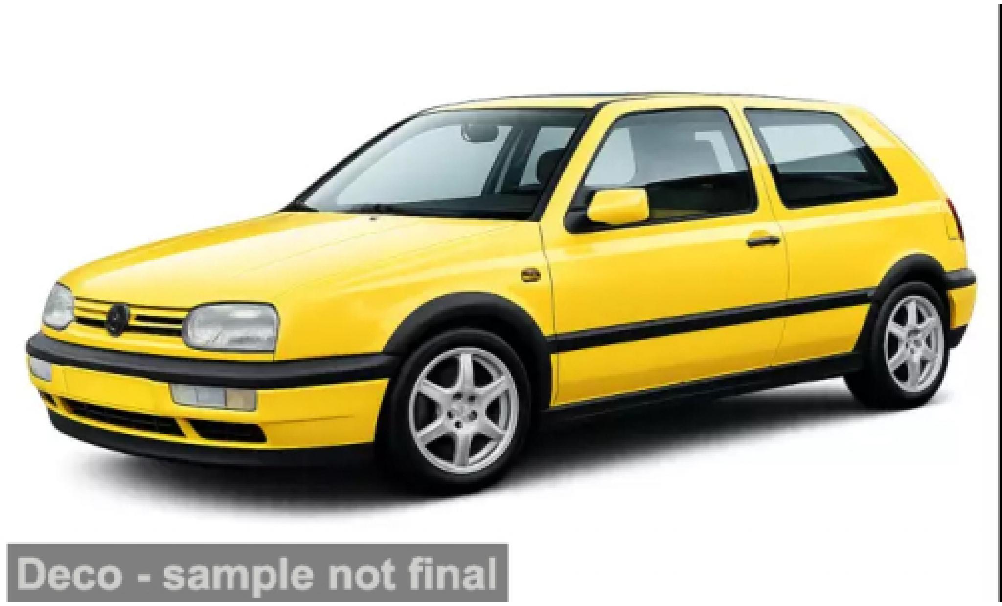 Volkswagen Golf 1/18 Norev GTI geel 1994 1:18 modelauto