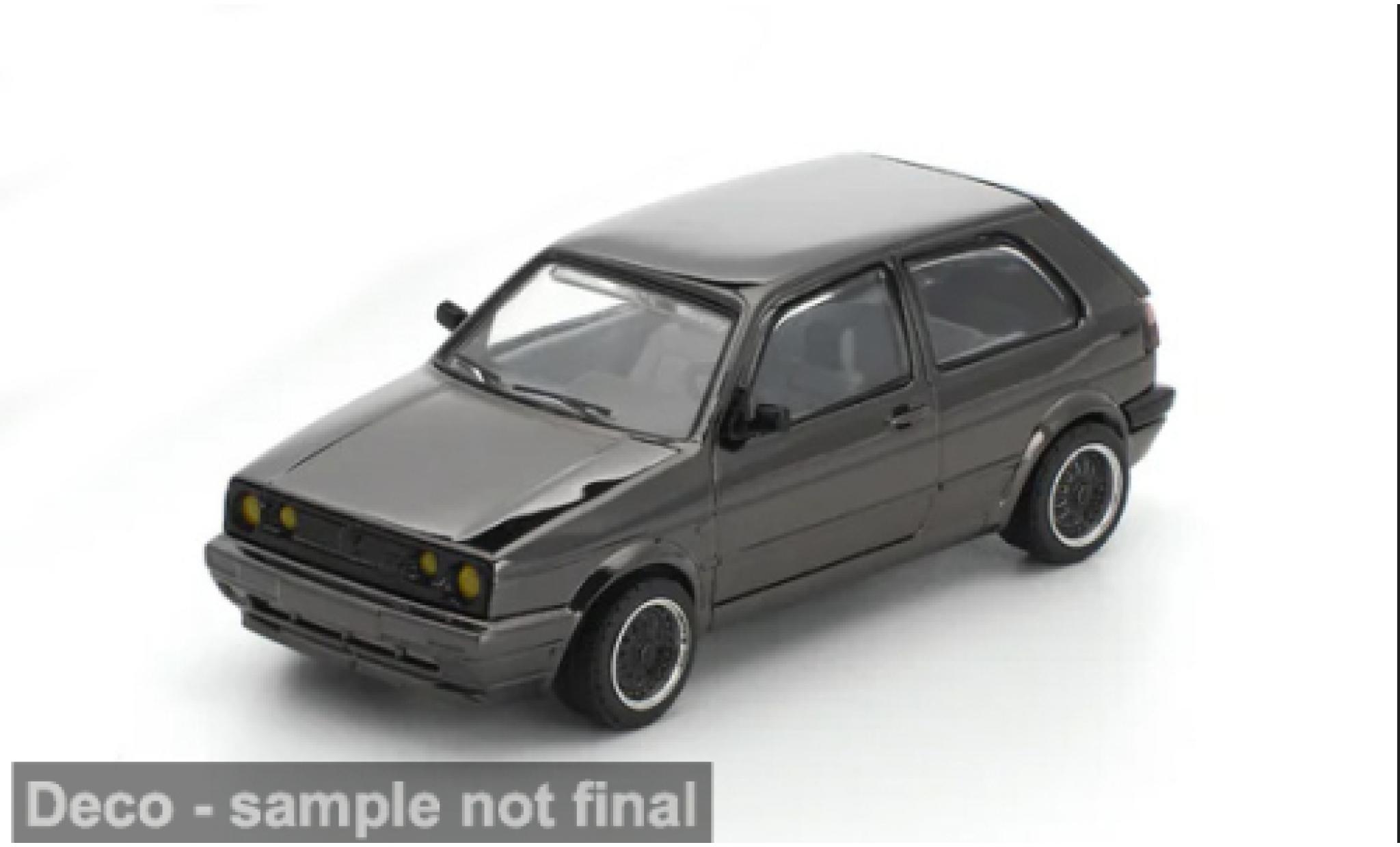 Volkswagen Golf 1/64 Pop Race GTI MK2 anthrazit 1:64 modelauto