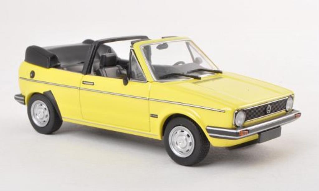 Volkswagen Golf I 1/43 Minichamps I Cabriolet geel 1980 modelauto