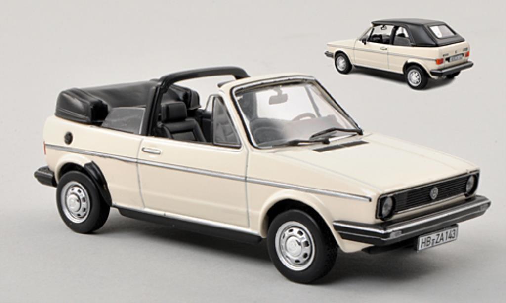 Volkswagen Golf I 1/43 Norev I Cabriolet wit 1981 modelauto