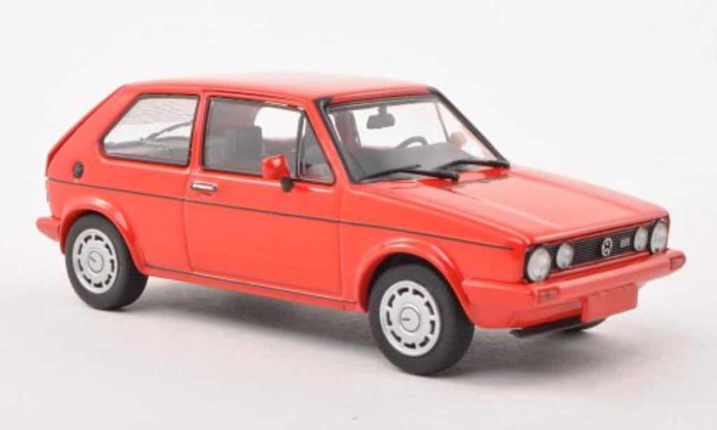 Volkswagen Golf I 1/43 Minichamps I GTI Pirelli rood 1983 modelauto