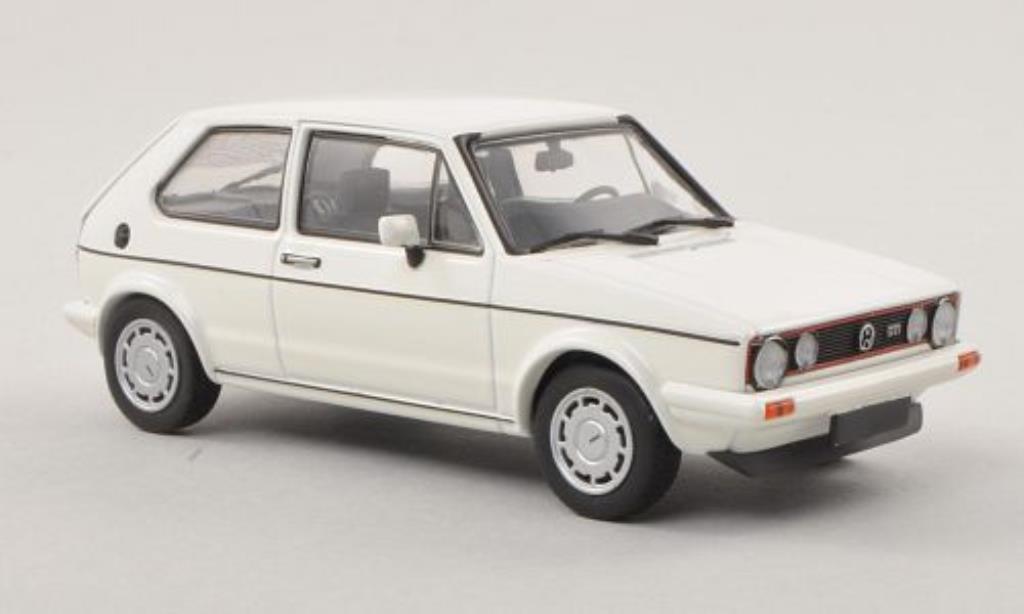 Volkswagen Golf I 1/43 Minichamps I GTI Pirelli wit 1983 modelauto