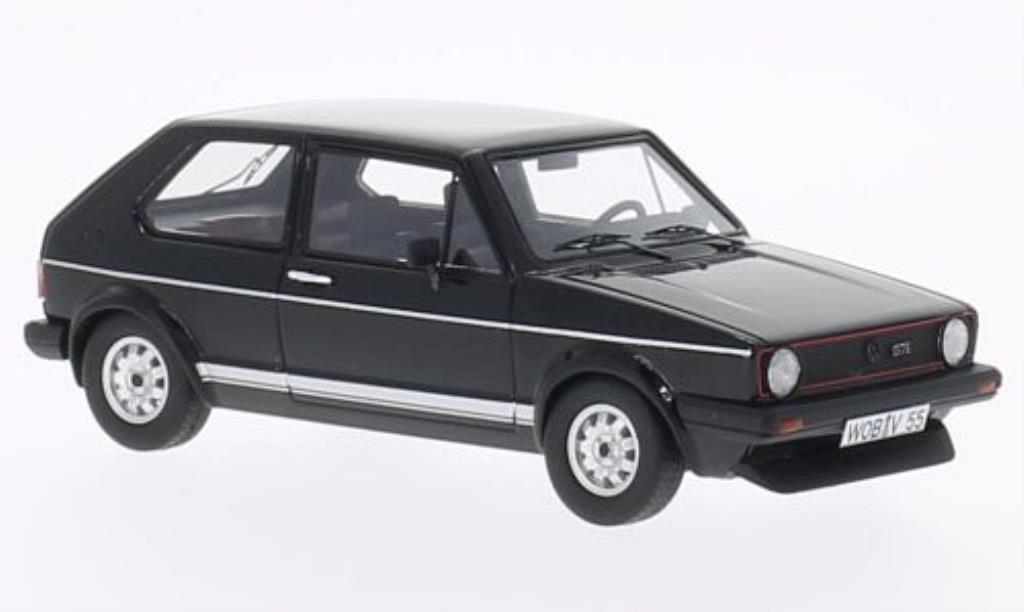 Volkswagen Golf I 1/43 Neo I GTI zwart 1981 modelauto