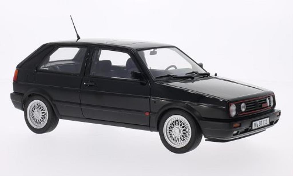 Volkswagen Golf 2 G60 1/18 Norev 2 G60 zwart 1990 modelauto