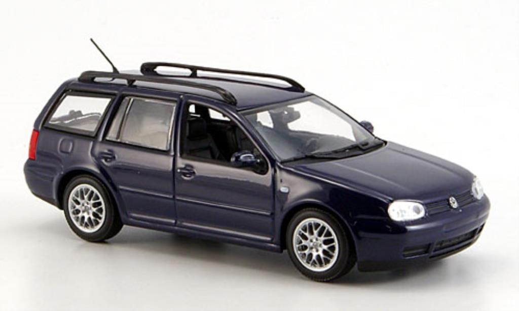Volkswagen Golf IV 1/43 Minichamps IV Variant blauw 1999 modelauto