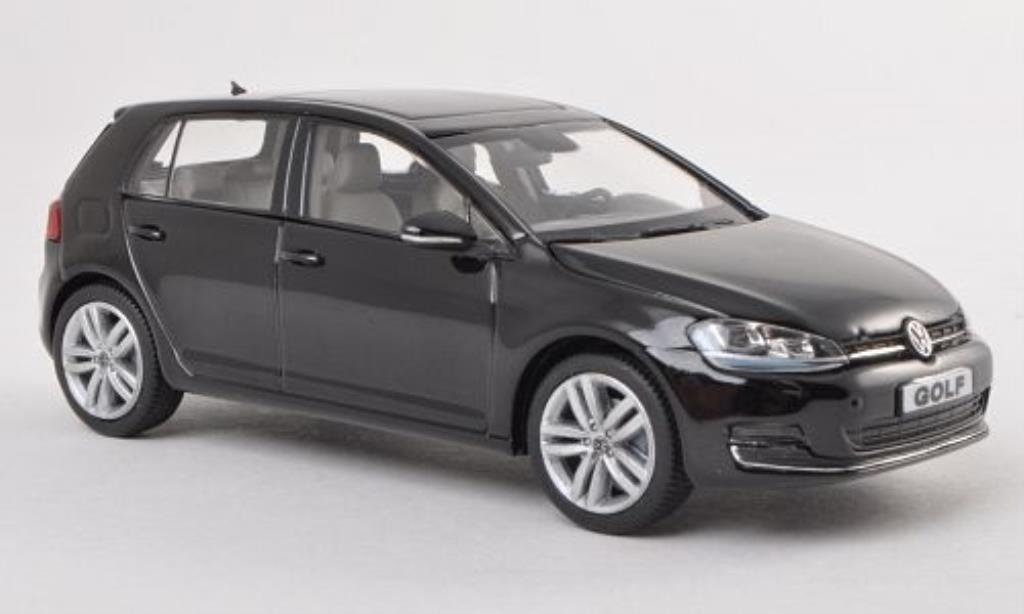 Volkswagen Golf VII 1/43 Herpa VII zwart 5-Turer modelauto