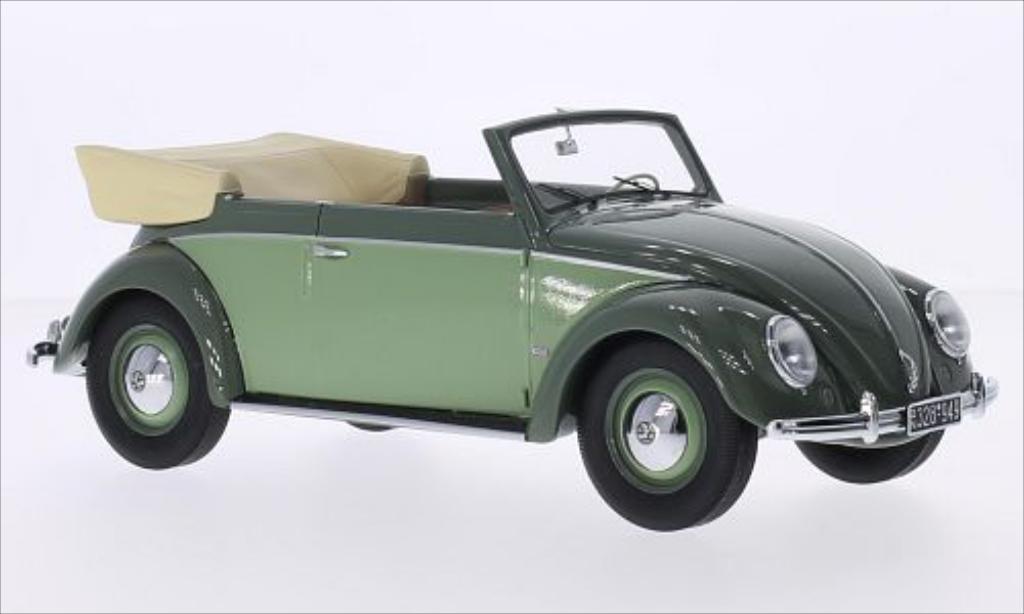Volkswagen Kafer 1/18 Minichamps 1200 Cabrio grun/grun 1949 modelauto