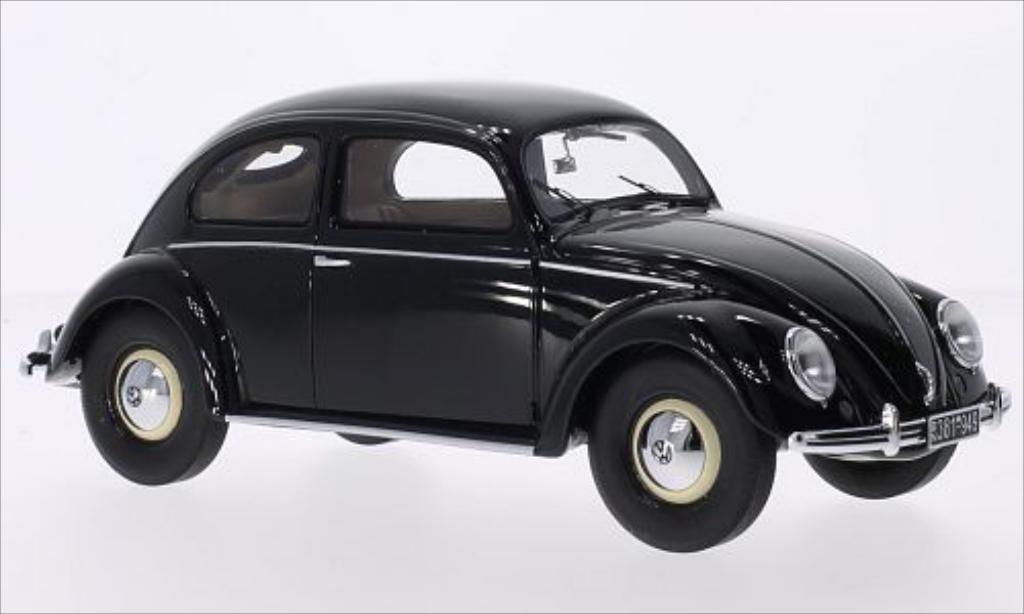 Volkswagen Kafer 1/18 Minichamps 1200 zwart 1949 modelauto