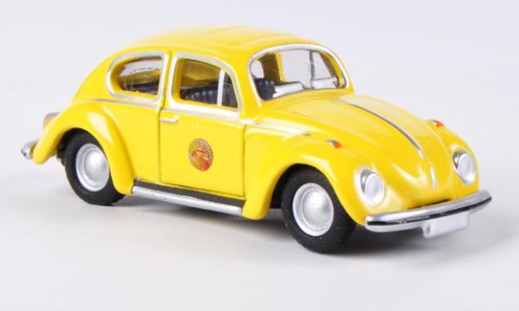 Volkswagen Kafer 1/87 Bub 1302 geel modelauto