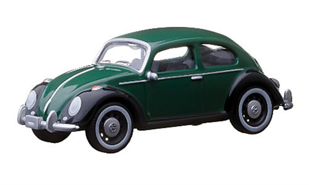 Volkswagen Kafer 1/64 Greenlight grun/zwart modelauto